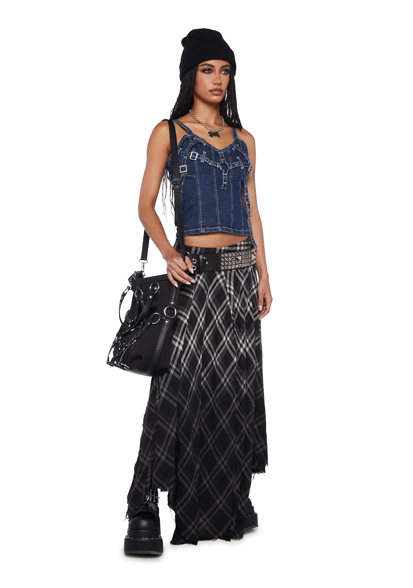 X-Denim Corset Top - Image 2