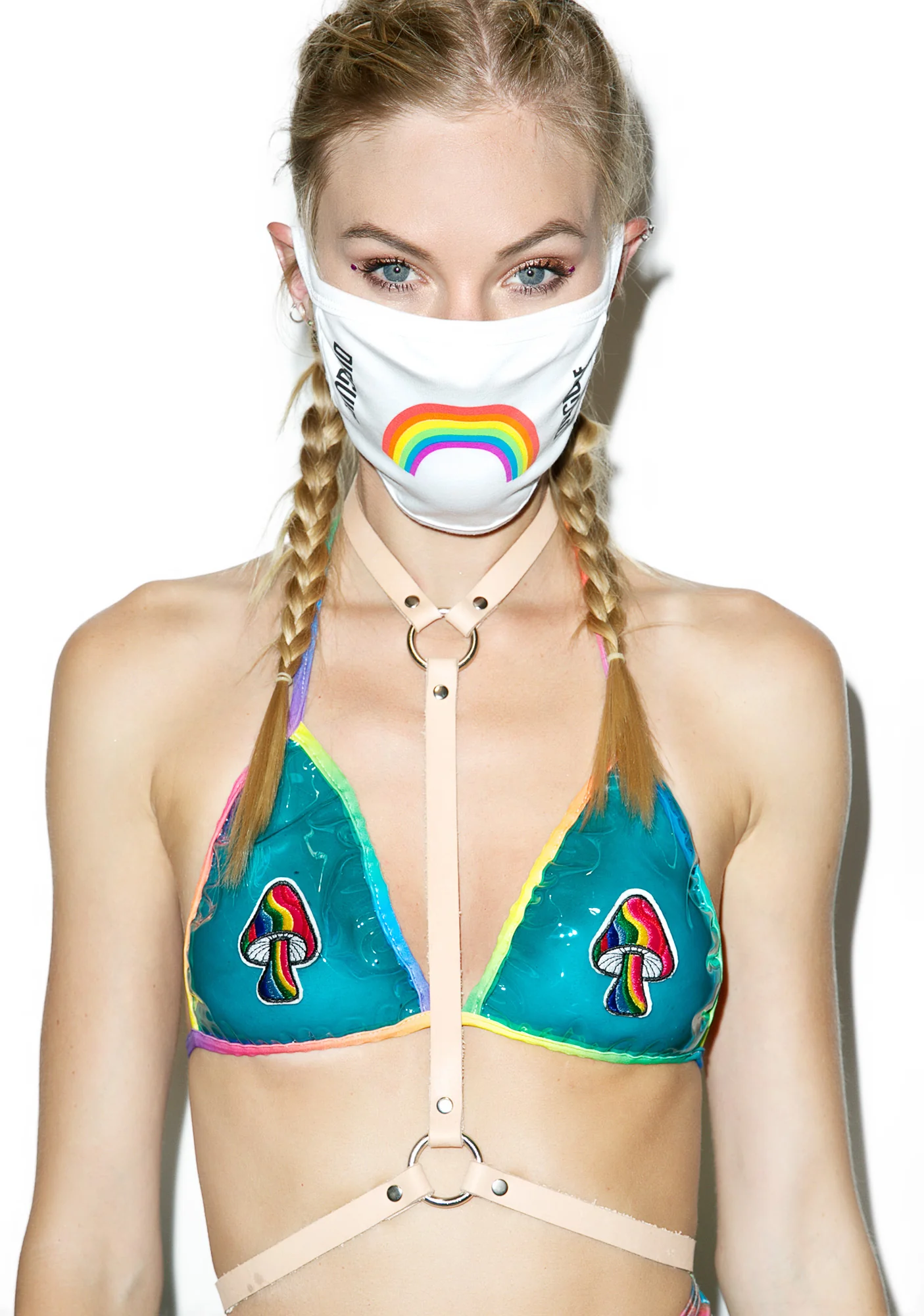 X Disguise Rainbow Face Mask - Image 3