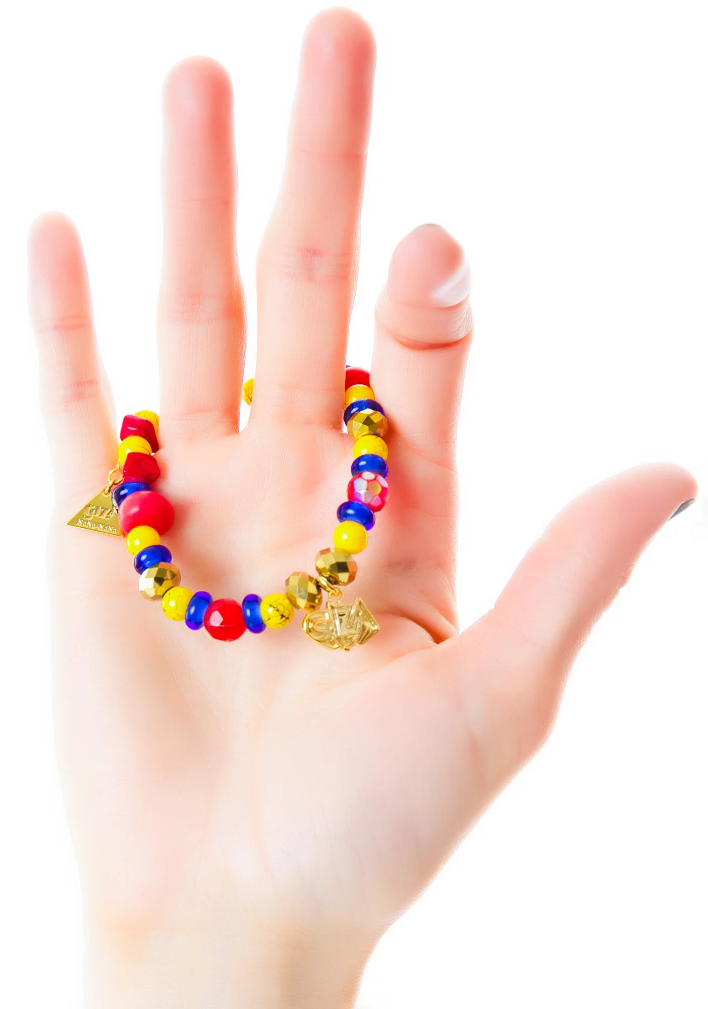 x Giza 3D Logo Micro Beaded Bracelet - Image 2