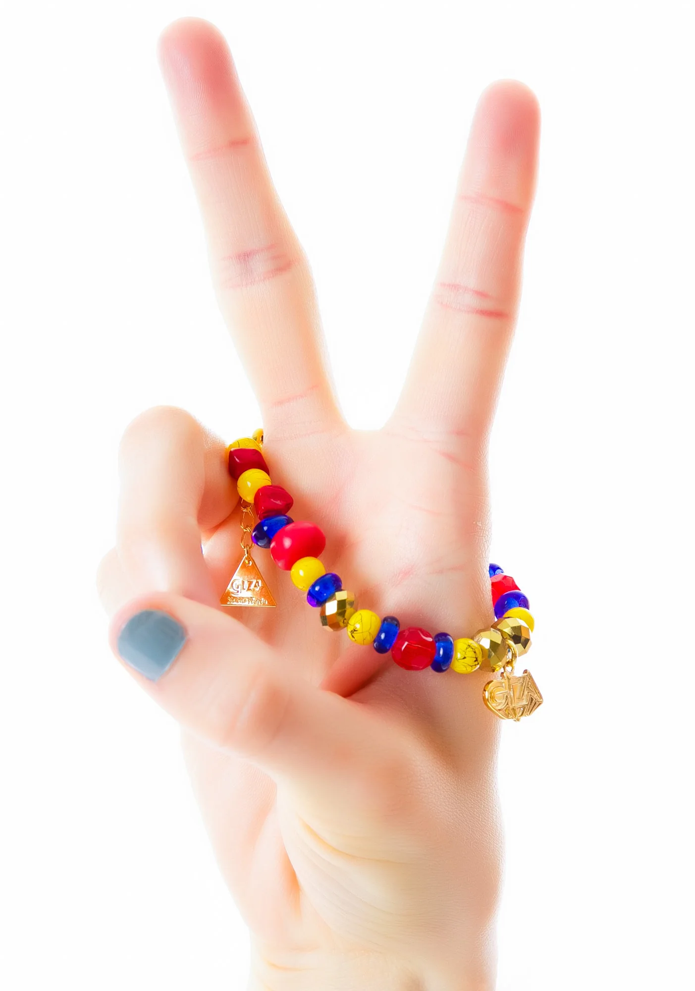 x Giza 3D Logo Micro Beaded Bracelet - Image 5