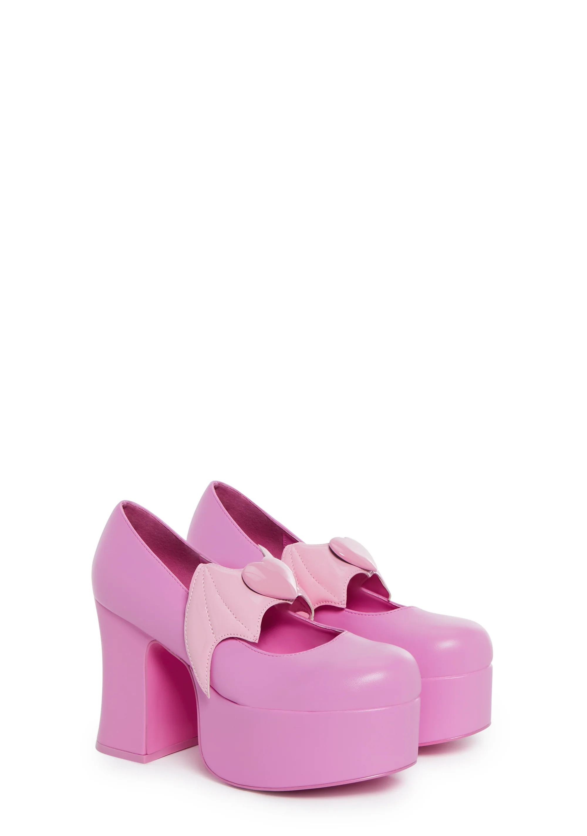 X Monster High Deelite Draculaura Platform Mary Janes - Pink - Image 3