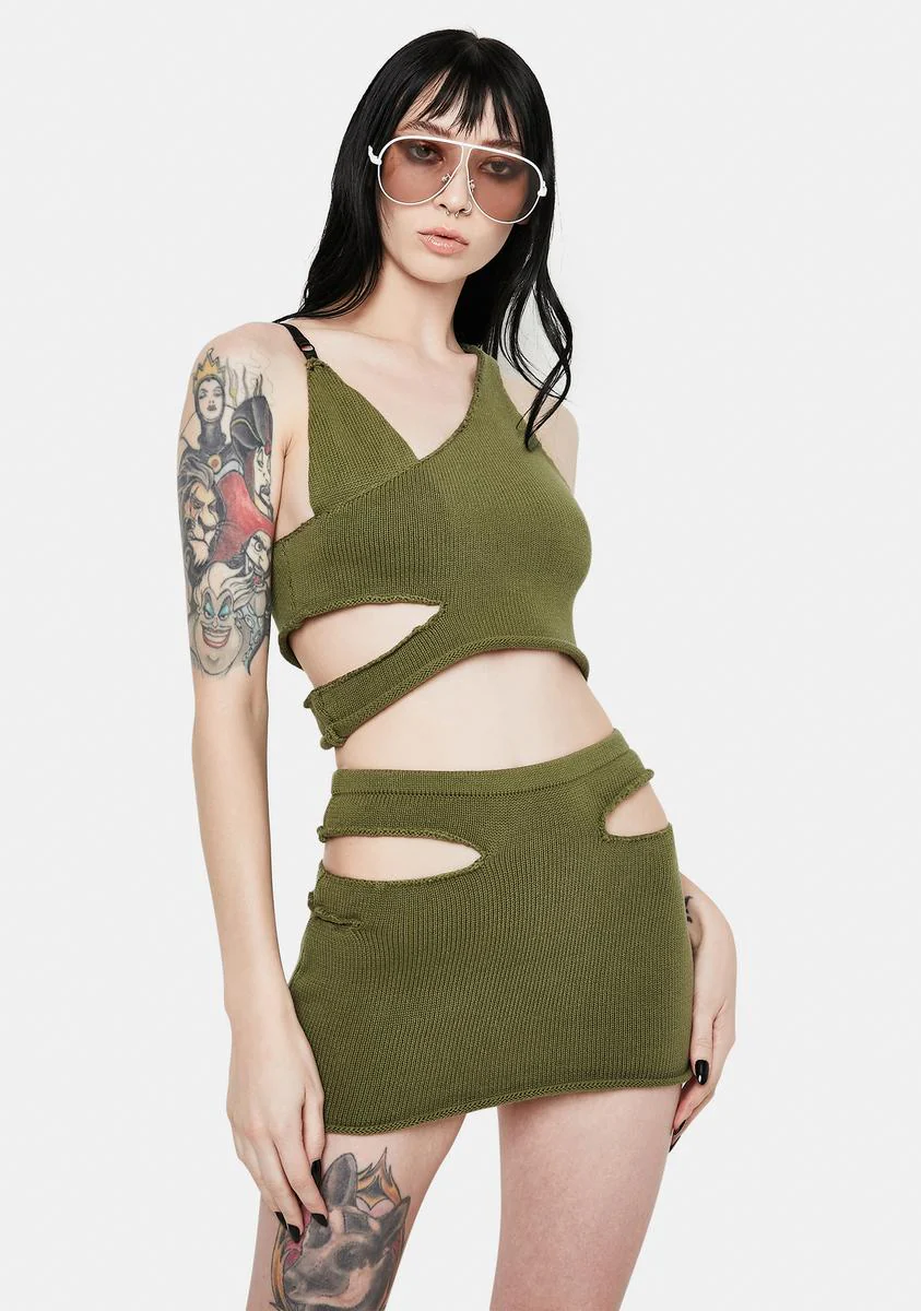x PCL Cutout Mini Skirt - Image 2
