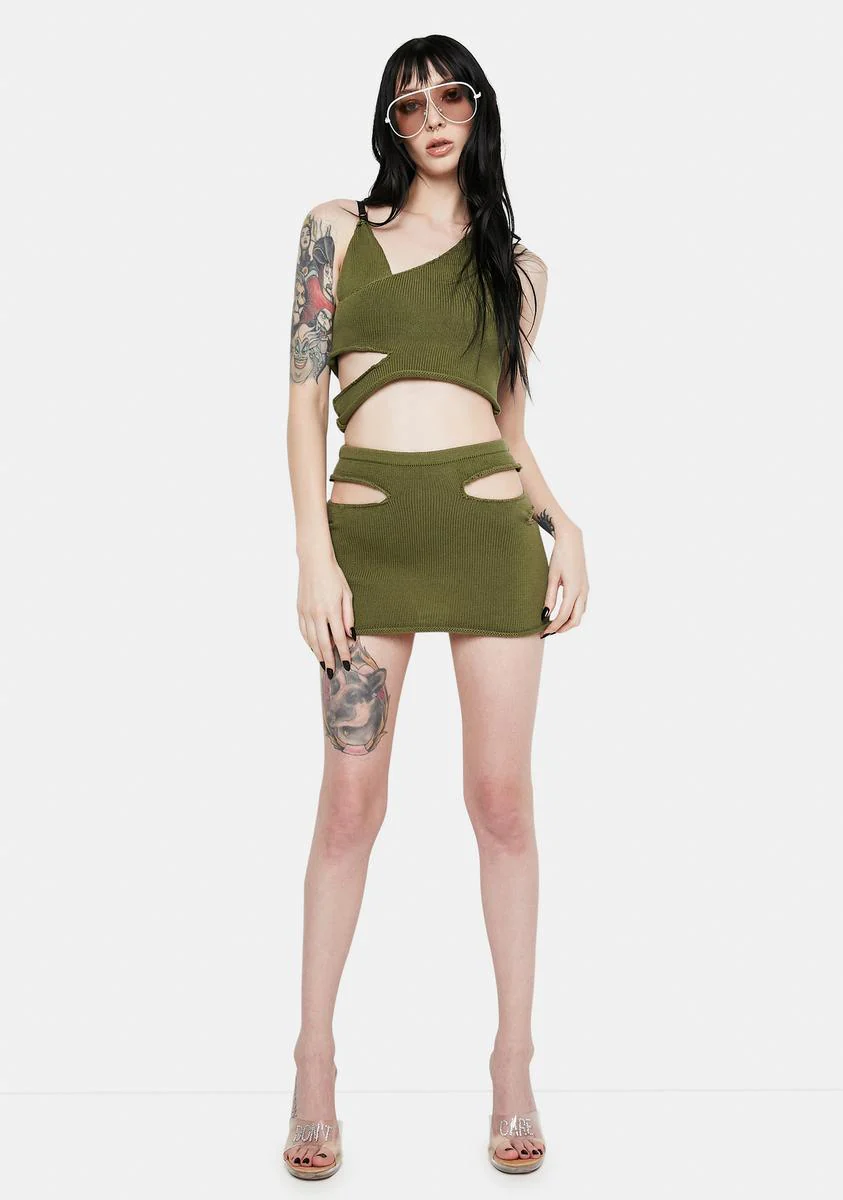 x PCL Cutout Mini Skirt - Image 3