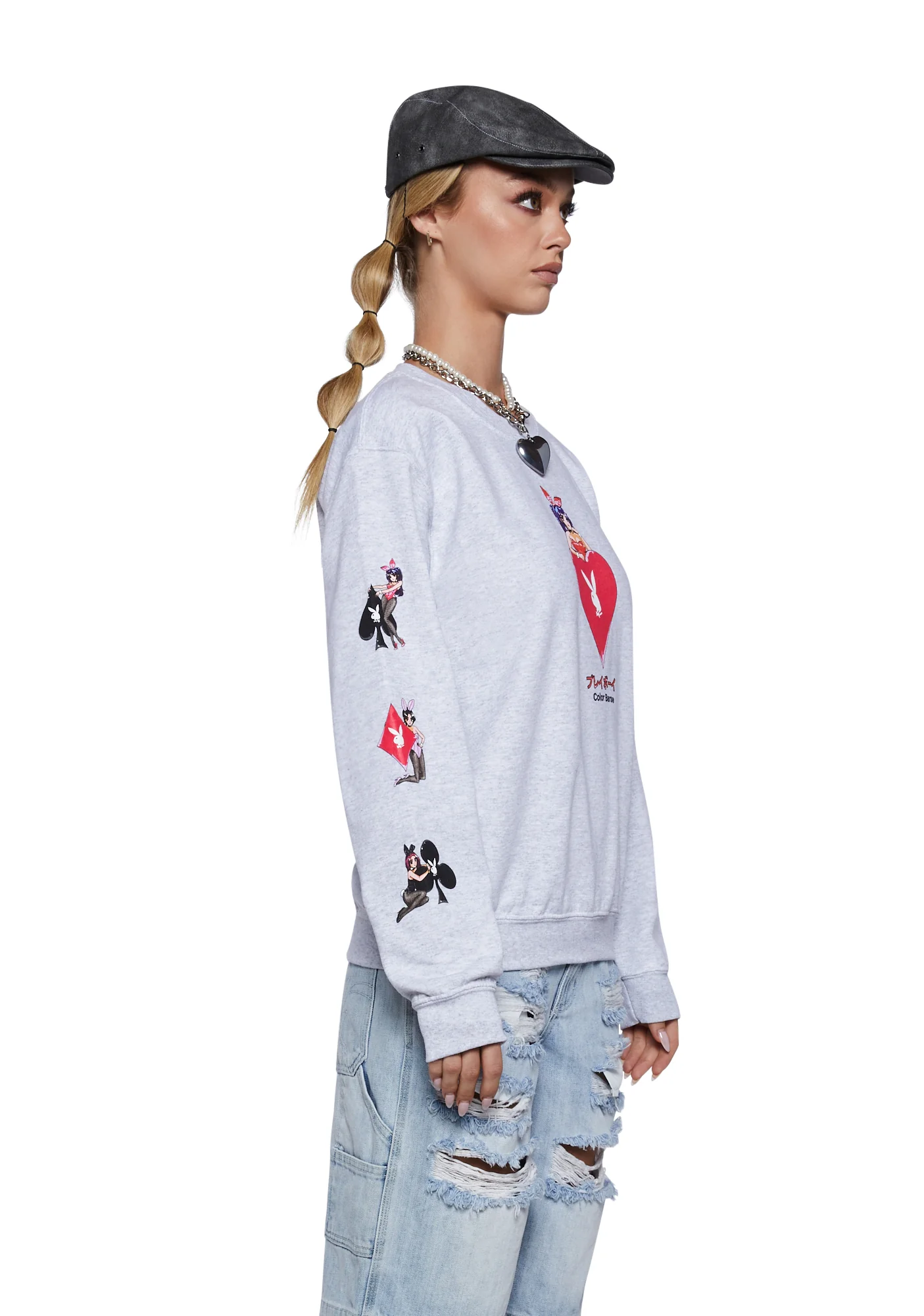 x Playboy Aces Crewneck Sweater - Image 3
