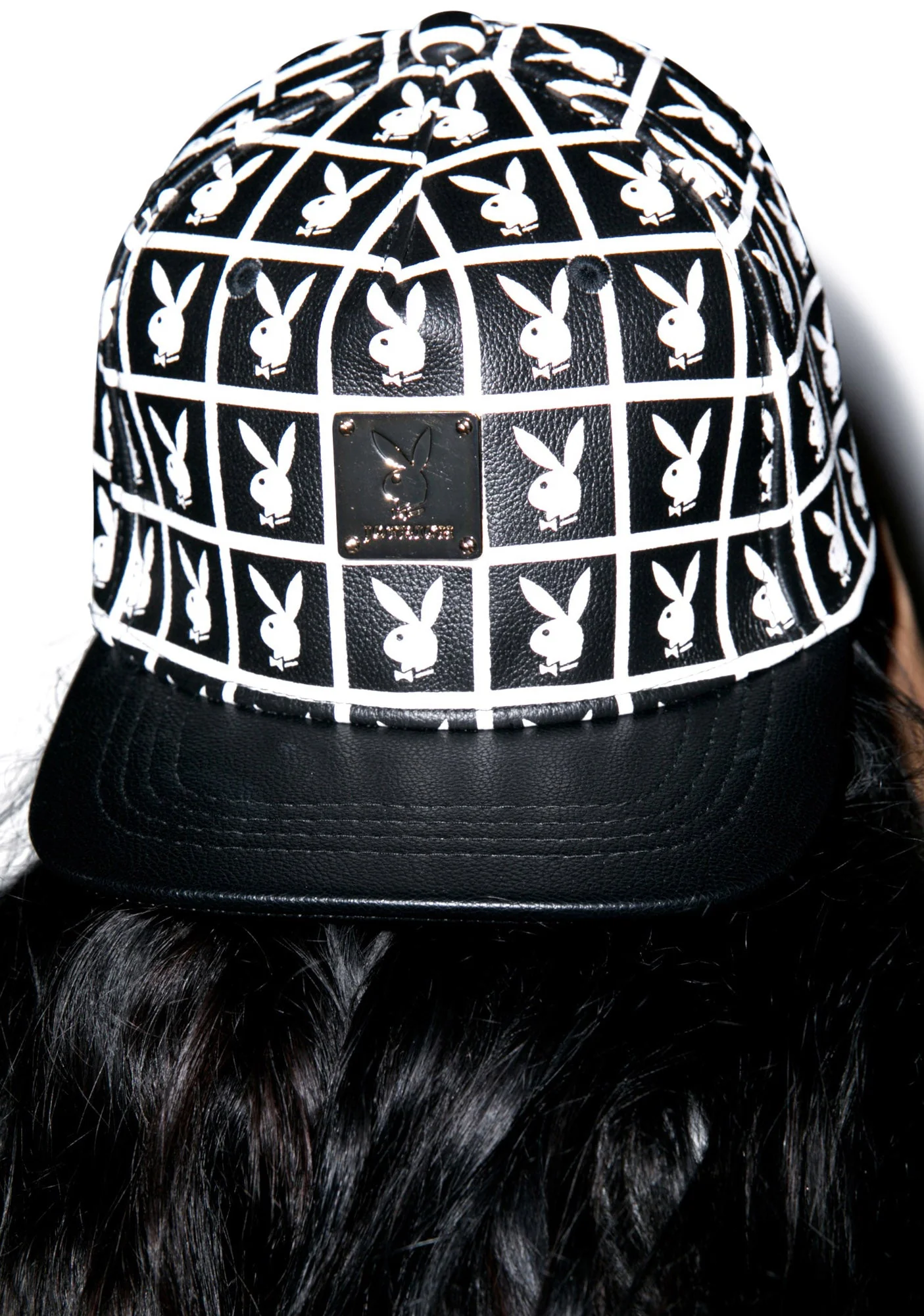 X Playboy Panel Snapback - Black - Image 2