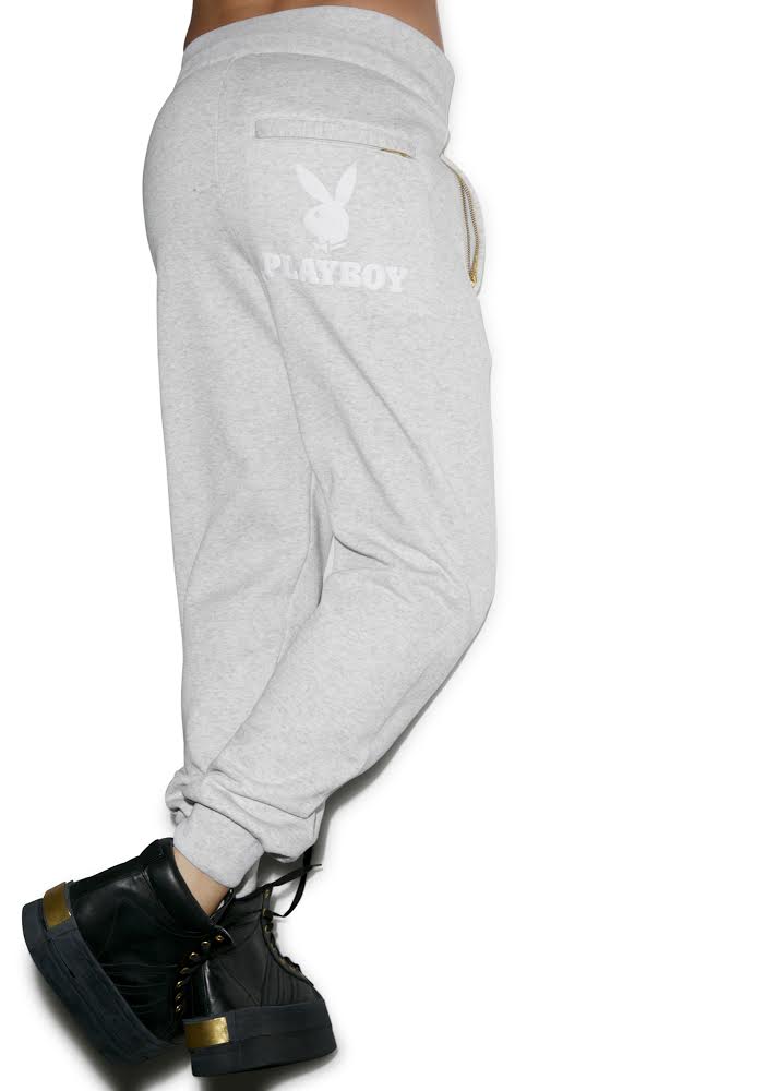 X Playboy Sweat Pants - Red - Image 20