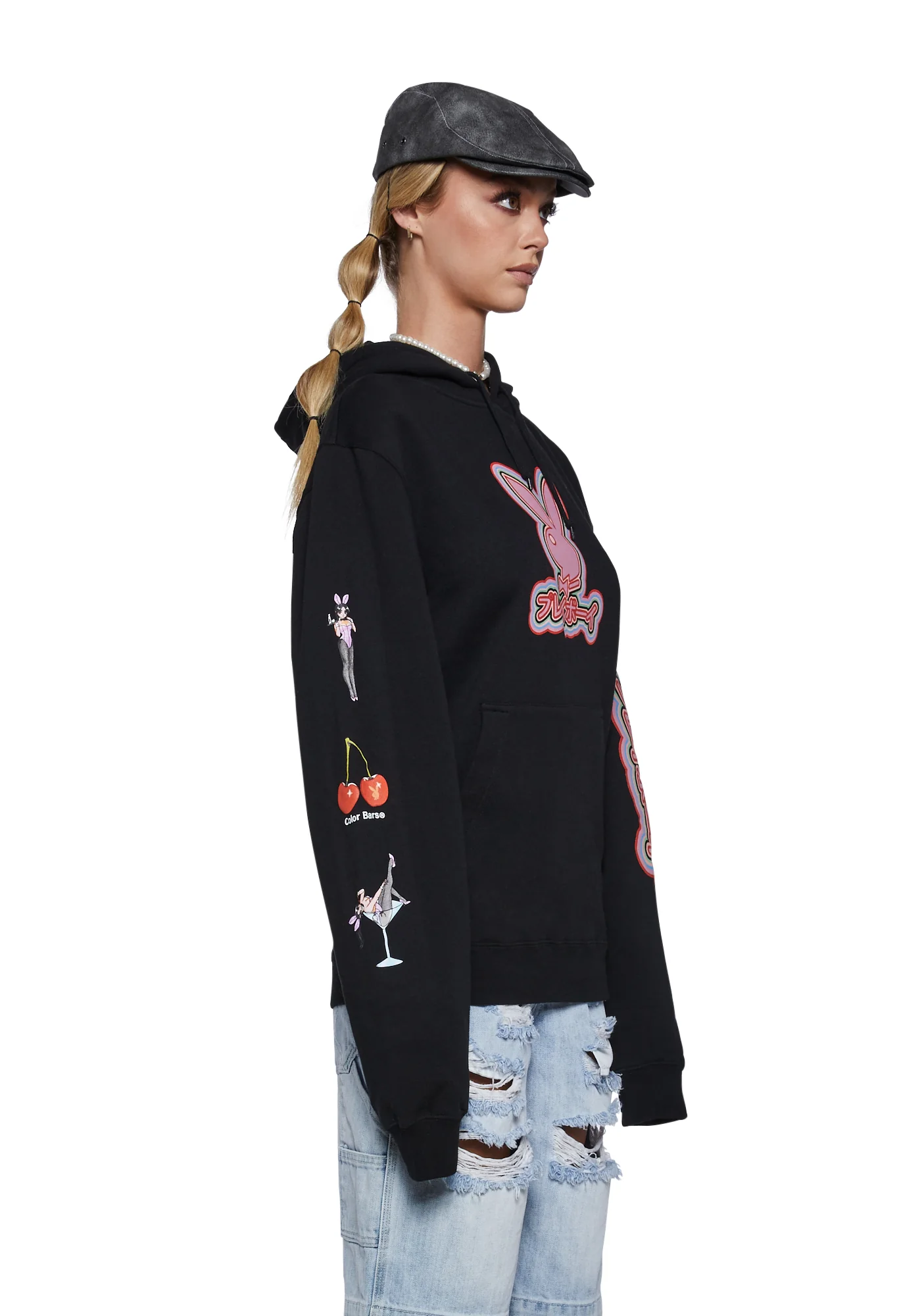 x Playboy Tokyo Outline Hoodie - Image 3