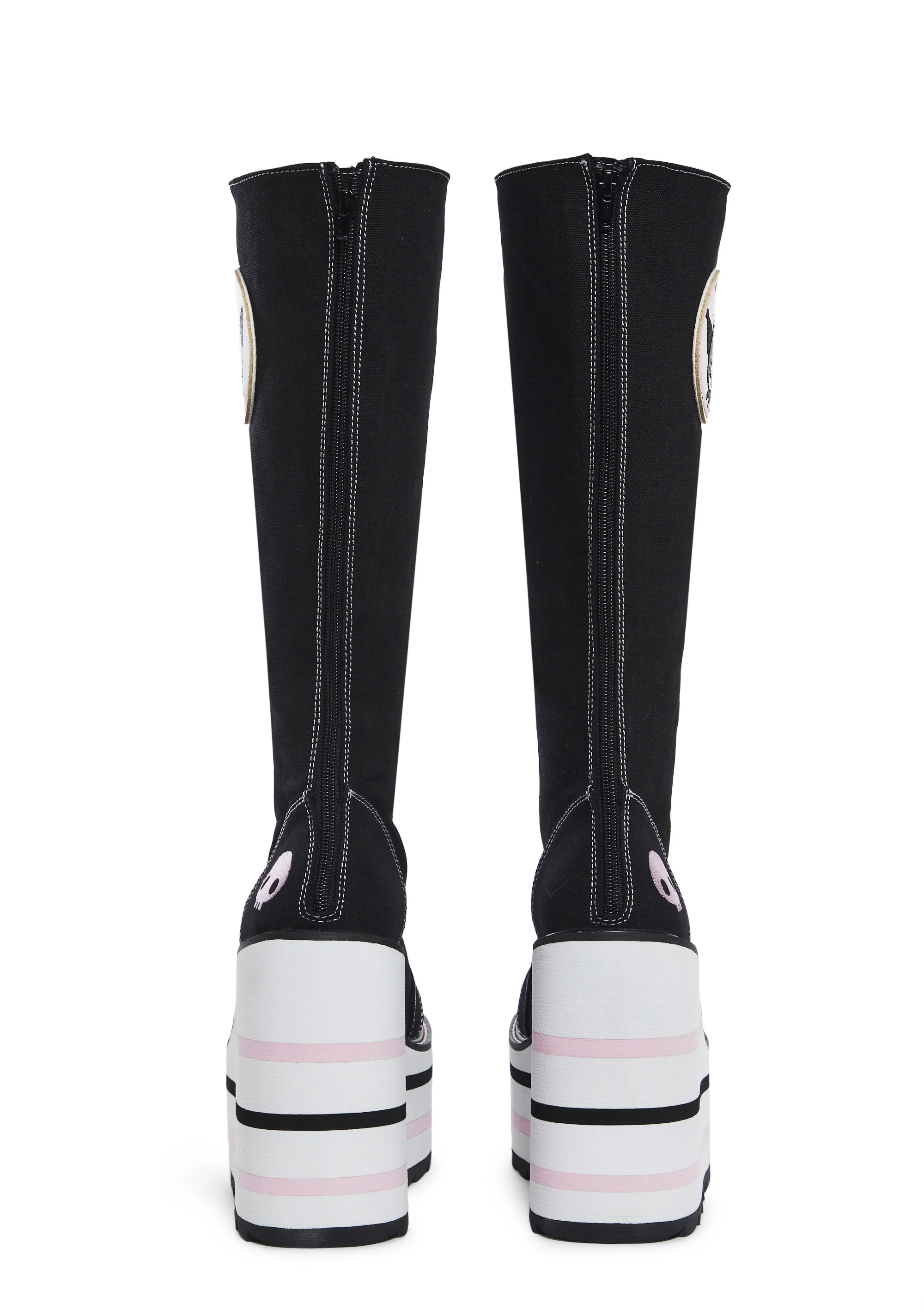 X Sanrio Detention Kuromi Platform Boots - Image 4