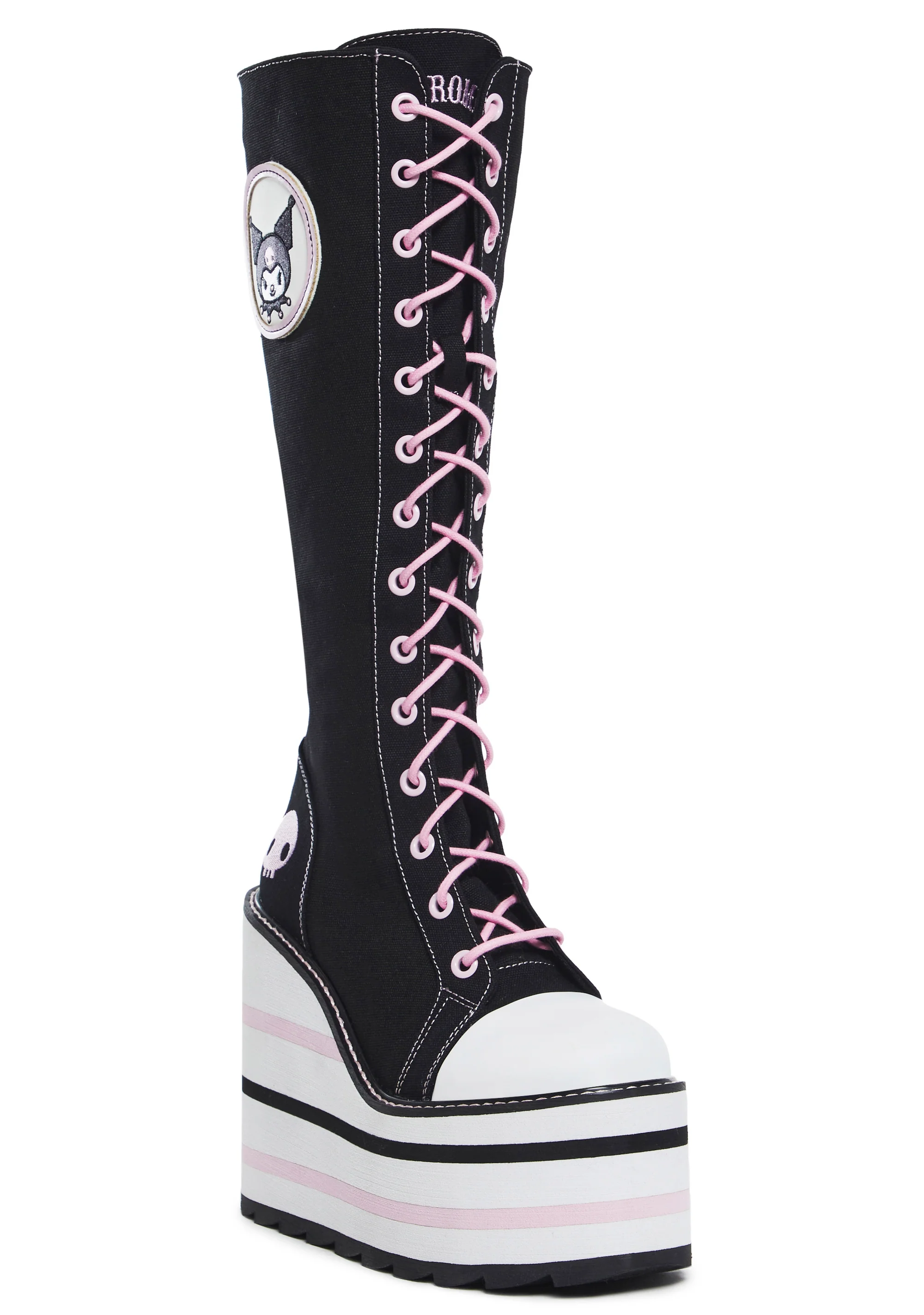X Sanrio Detention Kuromi Platform Boots - Image 5
