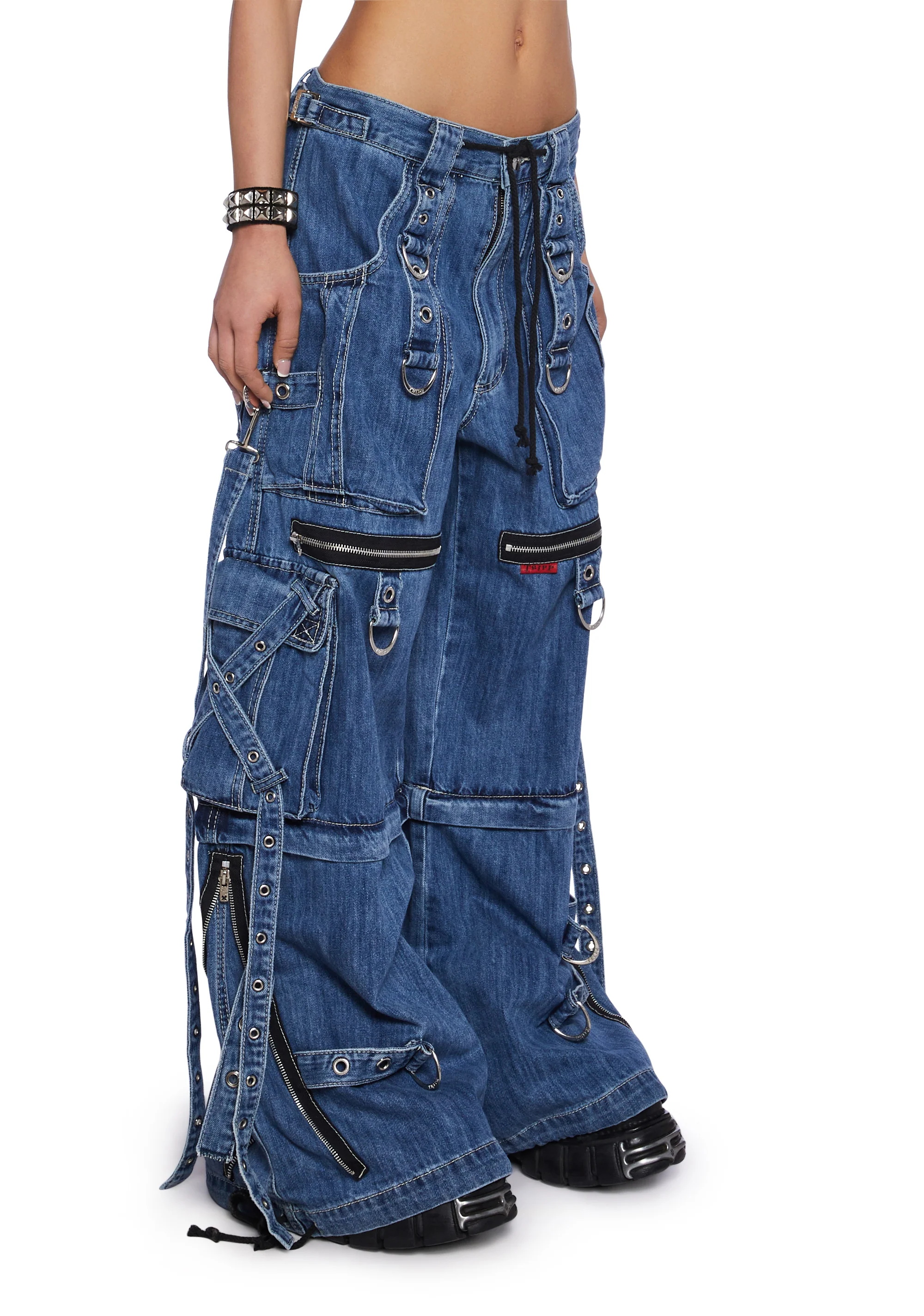X-Strap Denim Jeans - Image 3