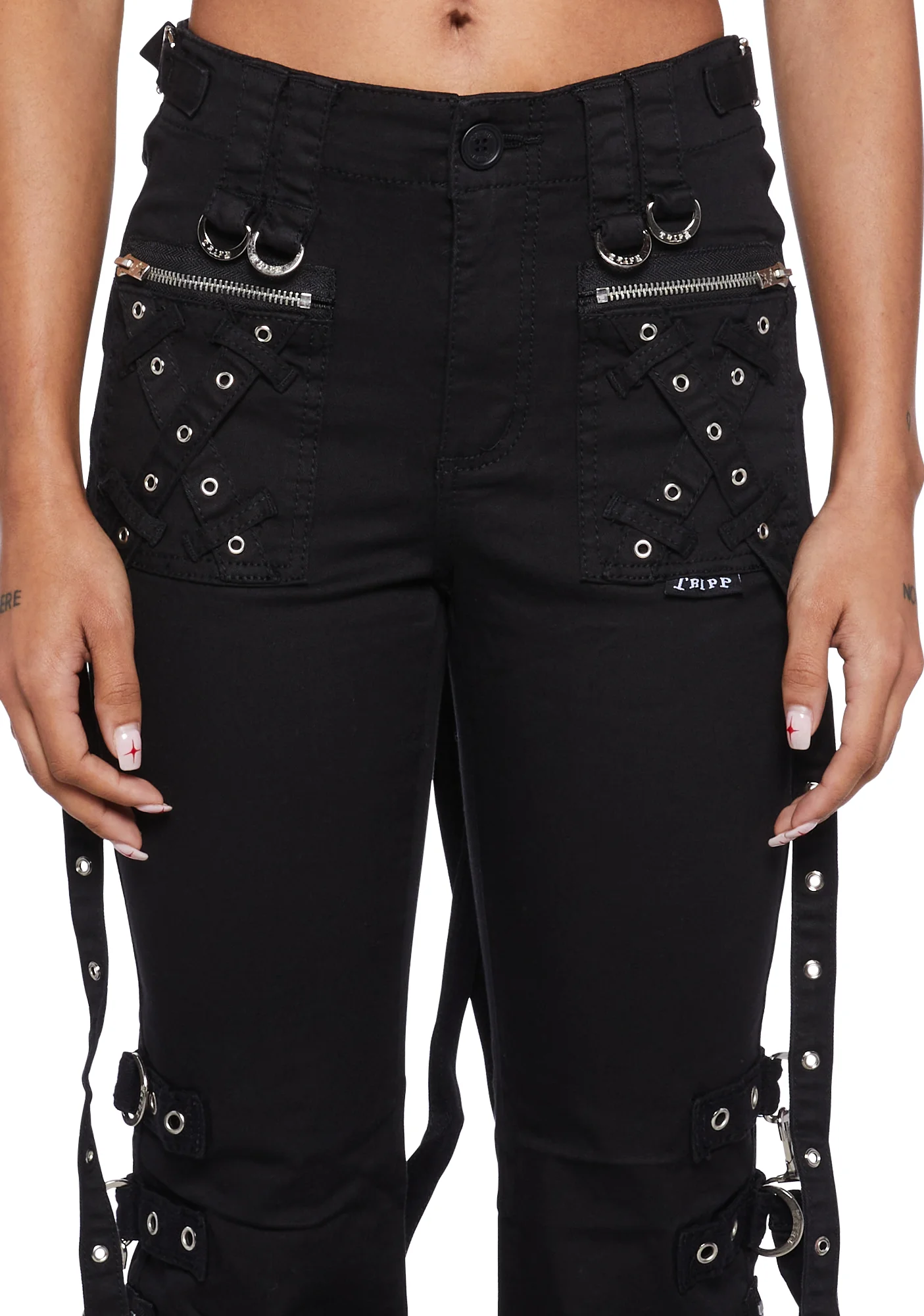 X-Strap Pants - Black - Image 5