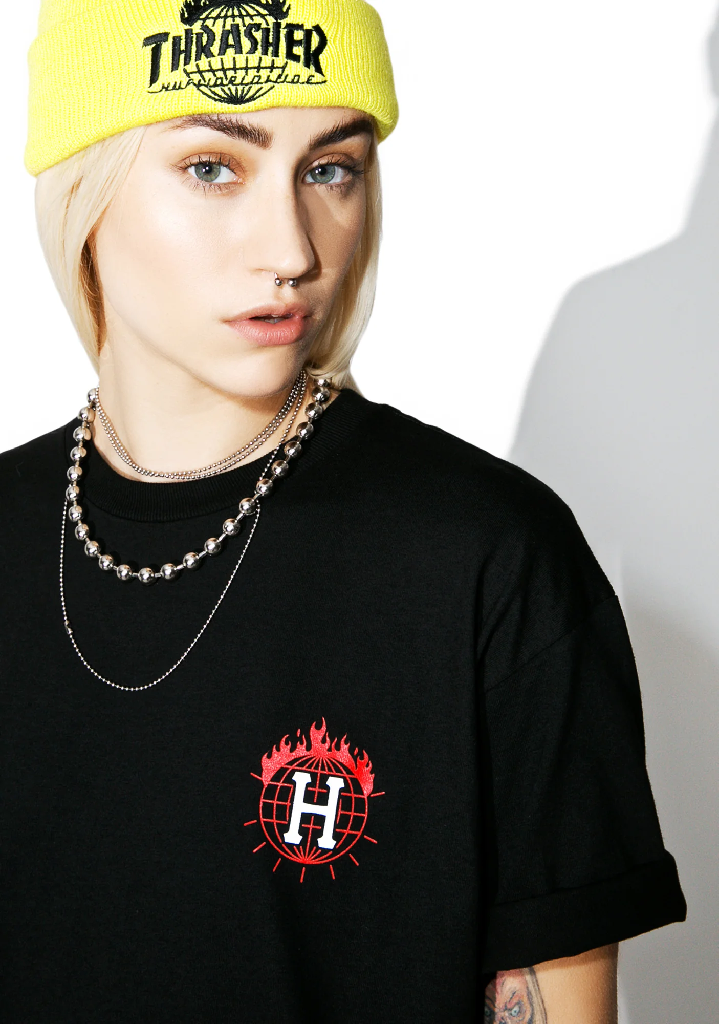 X Thrasher Tour De Stoops Black Tee - Image 3