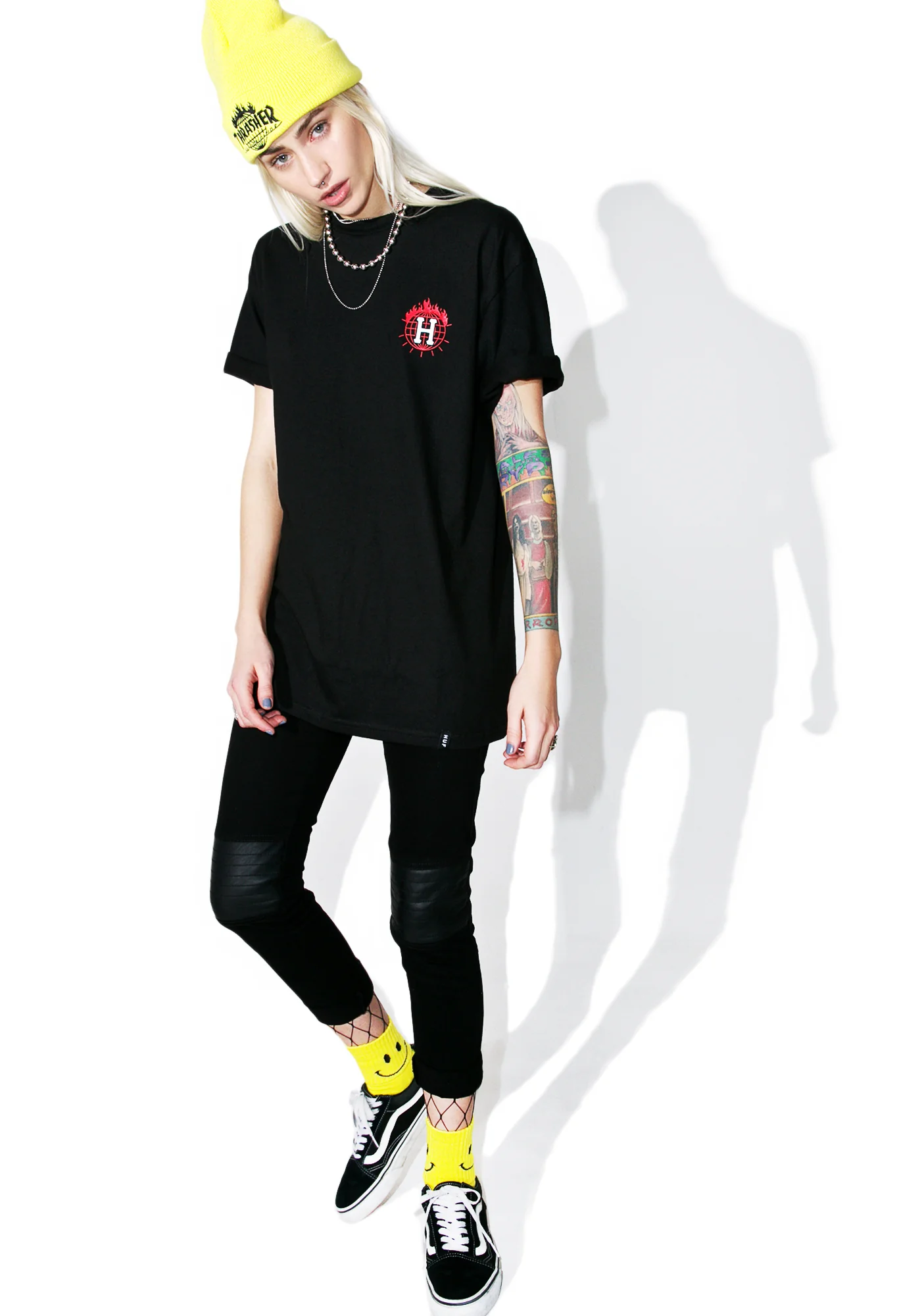 X Thrasher Tour De Stoops Black Tee - Image 5