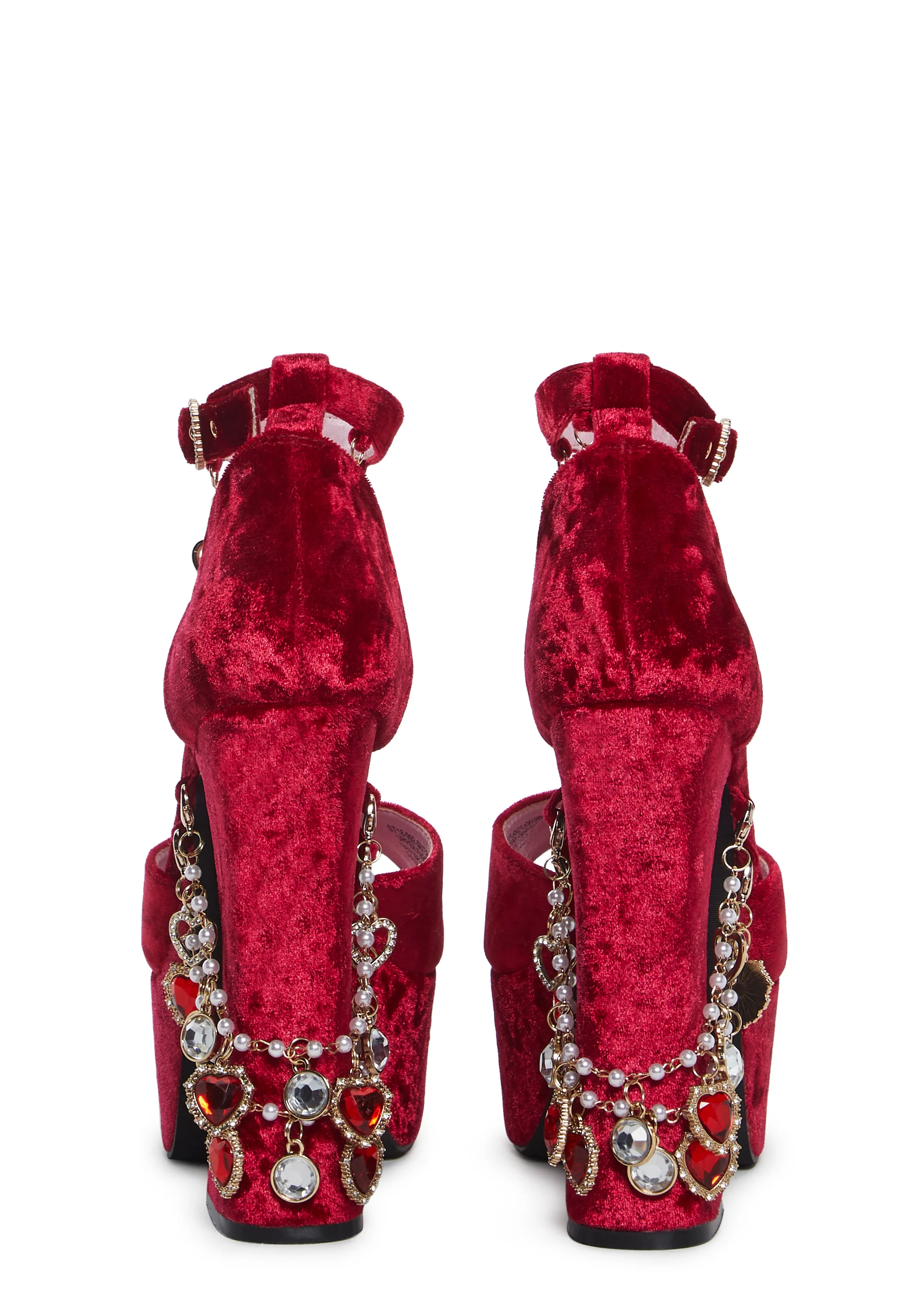 Holy Revelation Platform Heels - Ruby - Image 4