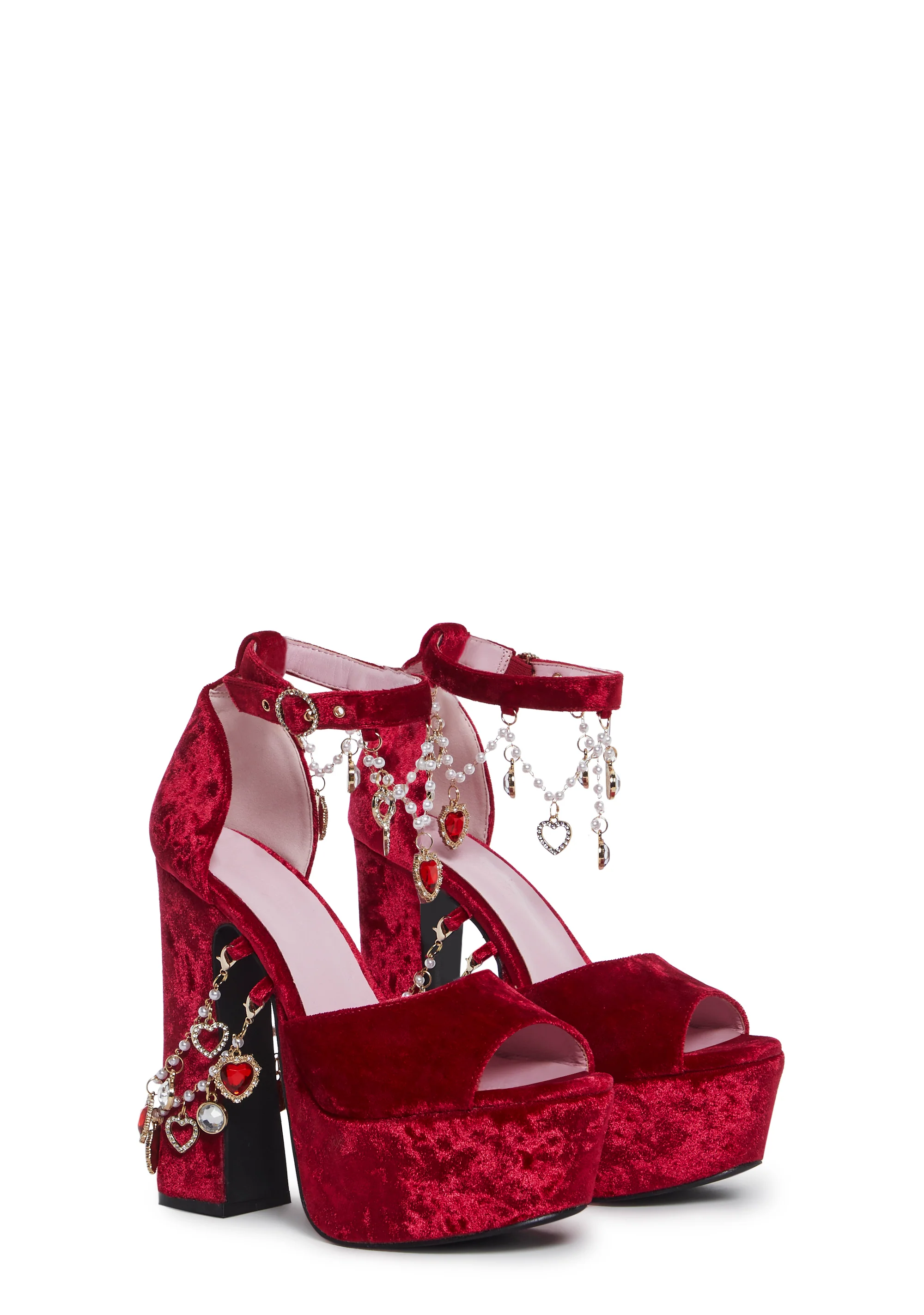 Holy Revelation Platform Heels - Ruby - Image 6
