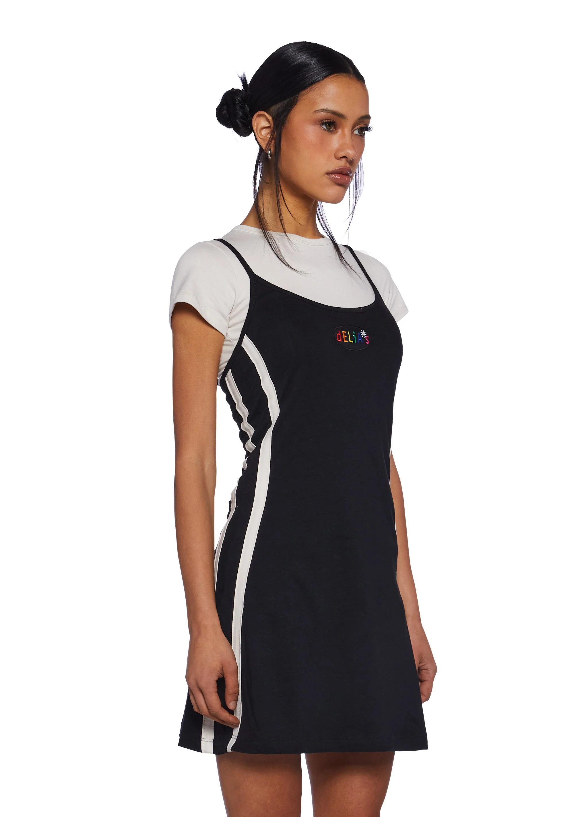 Y2K Vibes 2-In-1 Tank Dress - Image 2