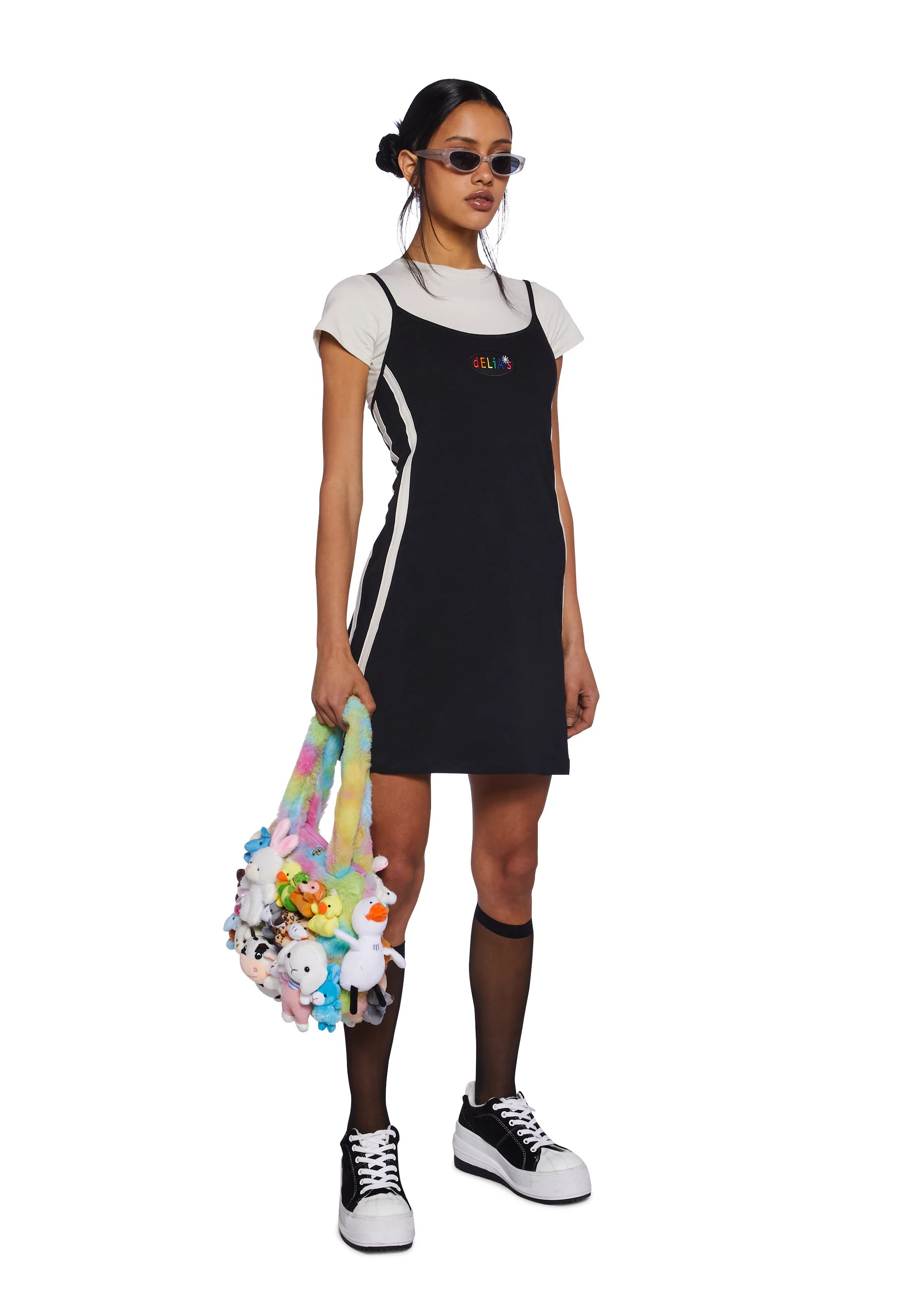Y2K Vibes 2-In-1 Tank Dress - Image 3