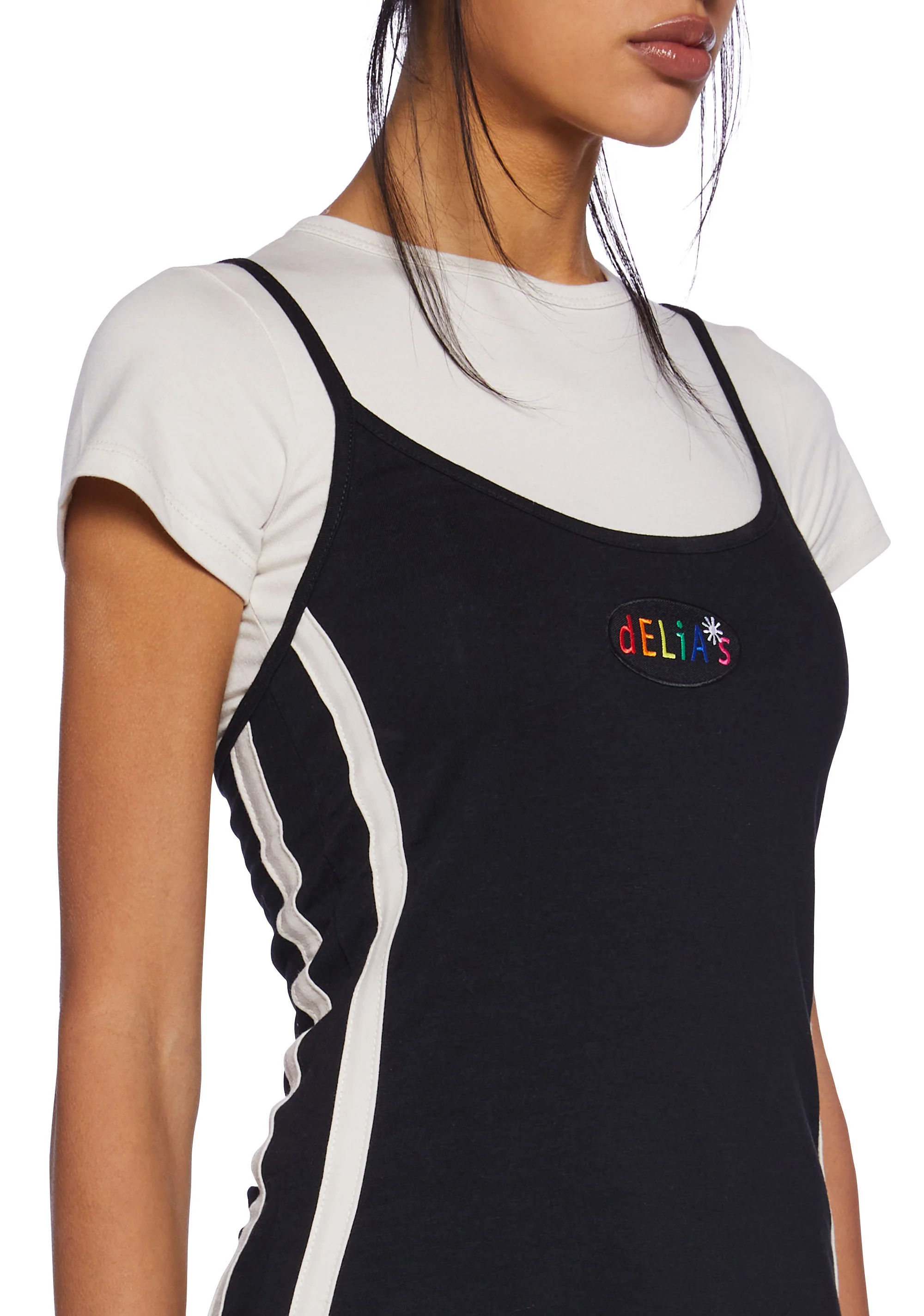Y2K Vibes 2-In-1 Tank Dress - Image 4