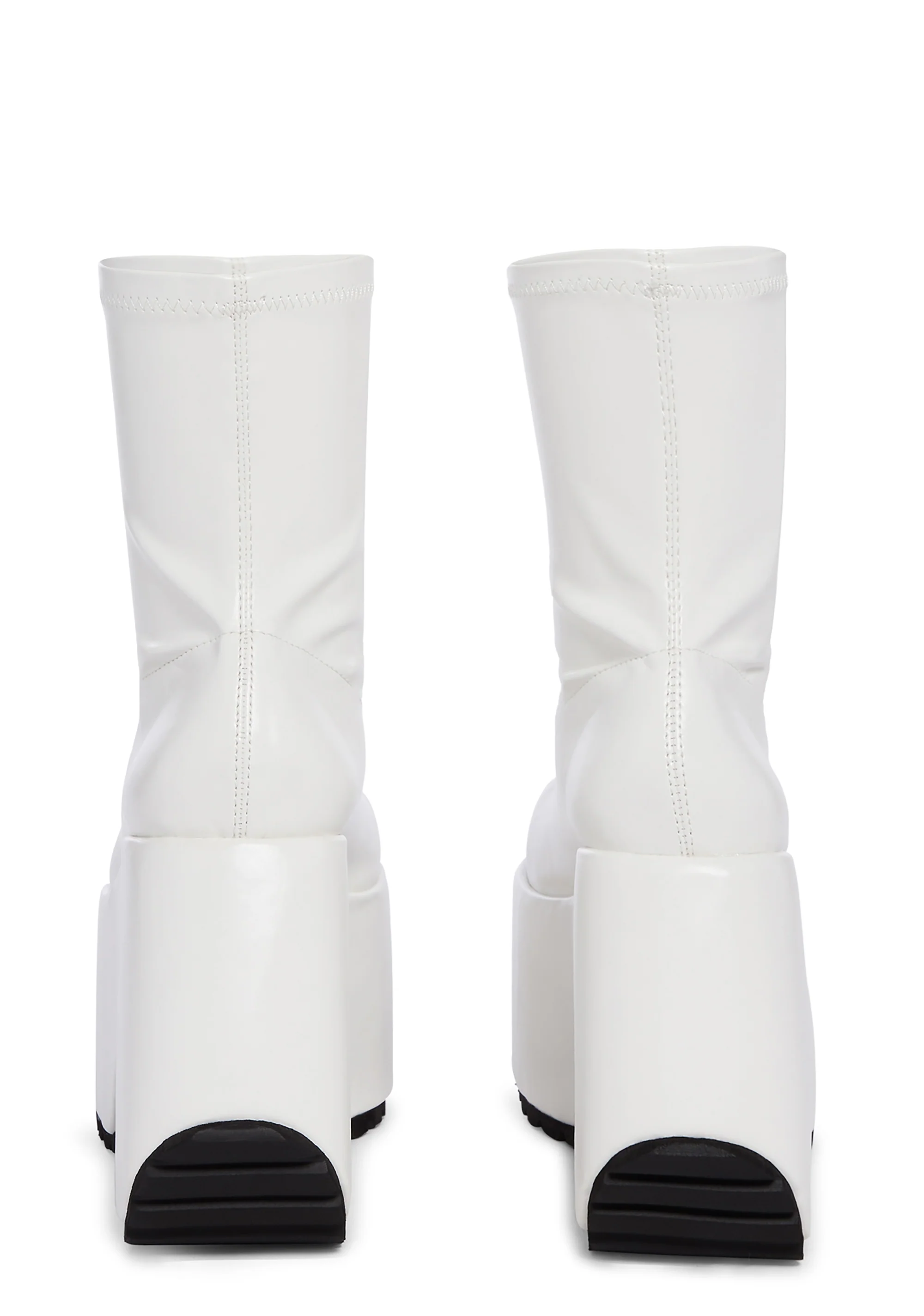 Ybarra Platform Boots - White - Image 4