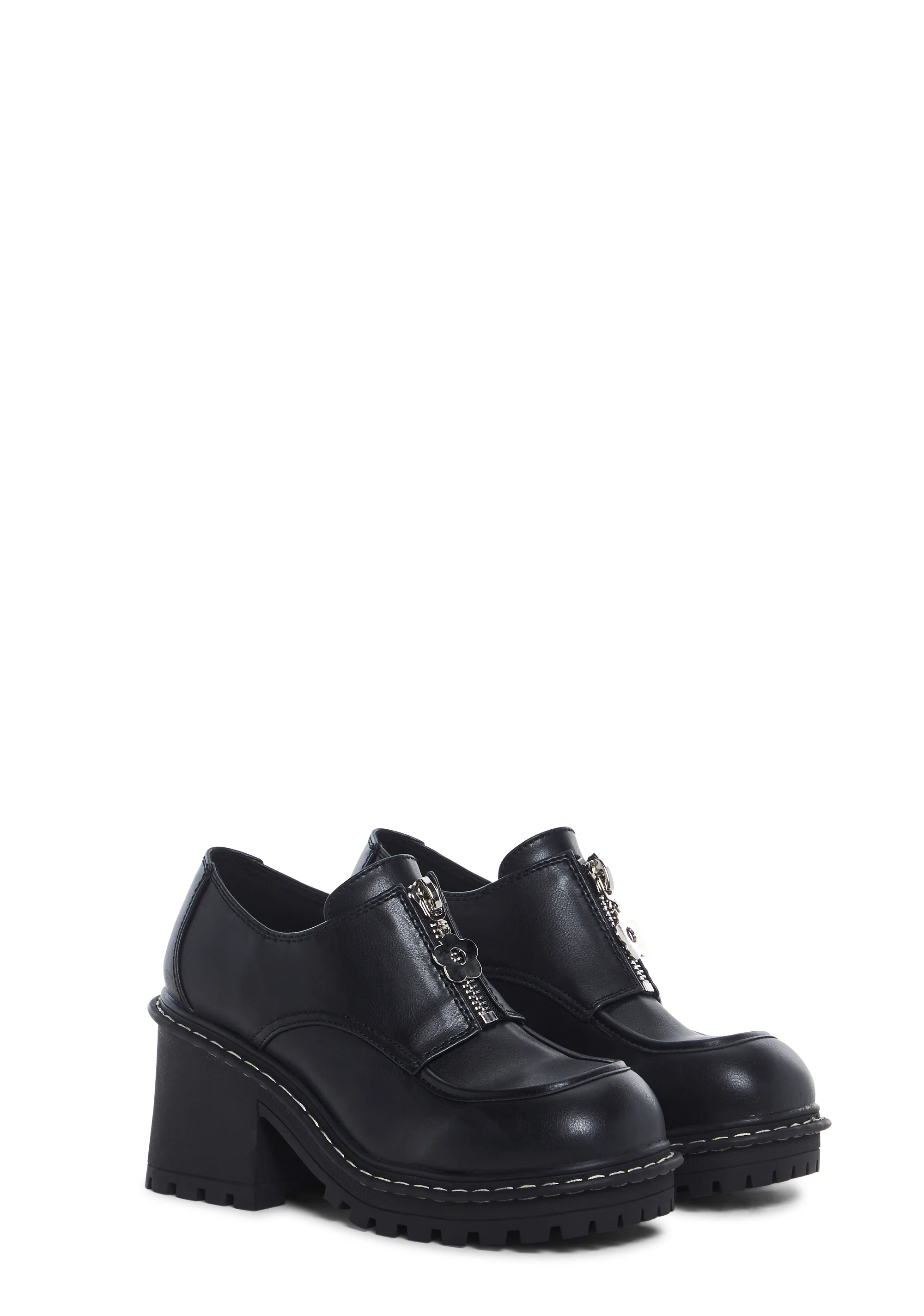 Yearbook Memories Oxford Loafers - Black - Image 3