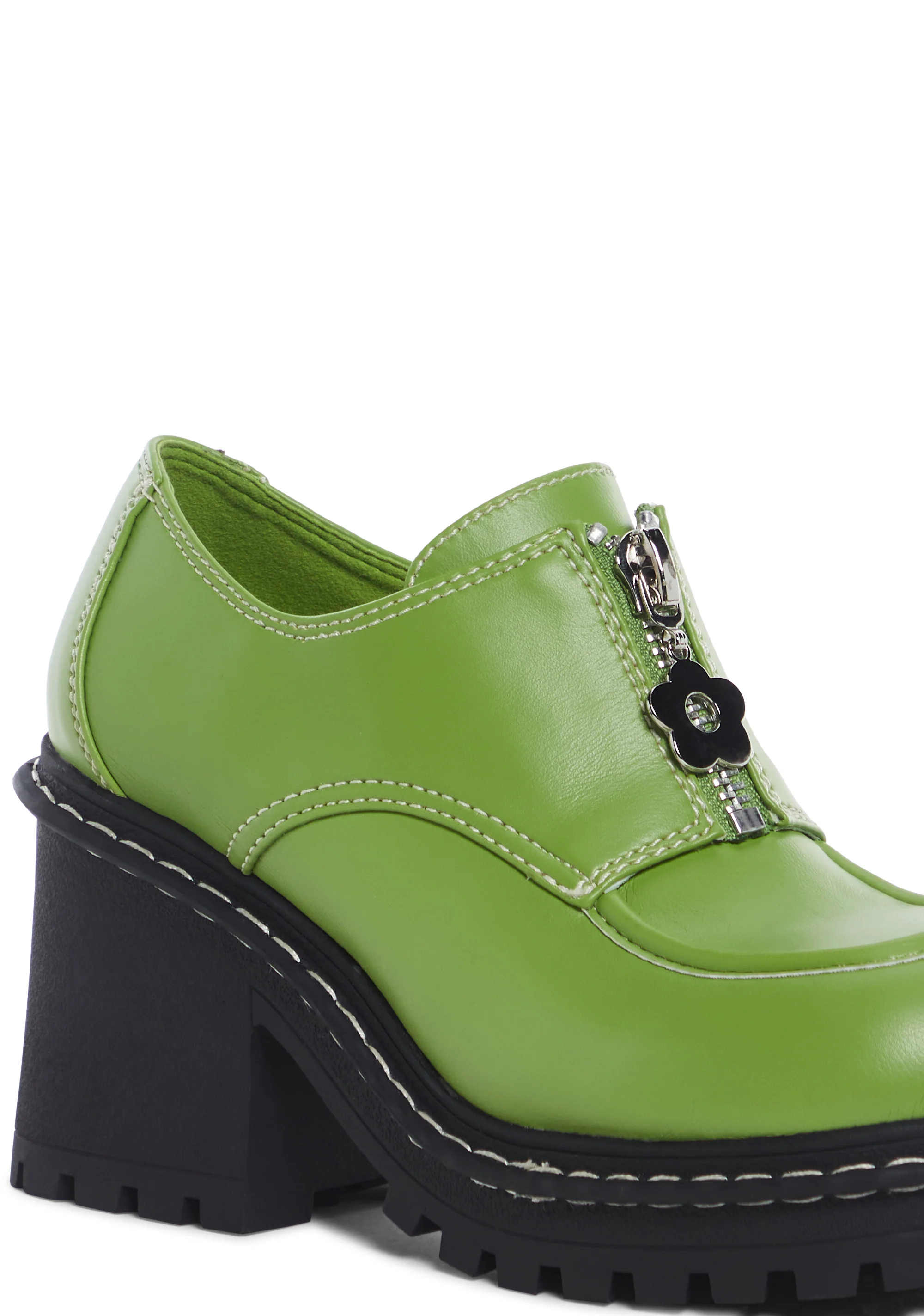 Yearbook Memories Oxford Loafers - Green - Image 2