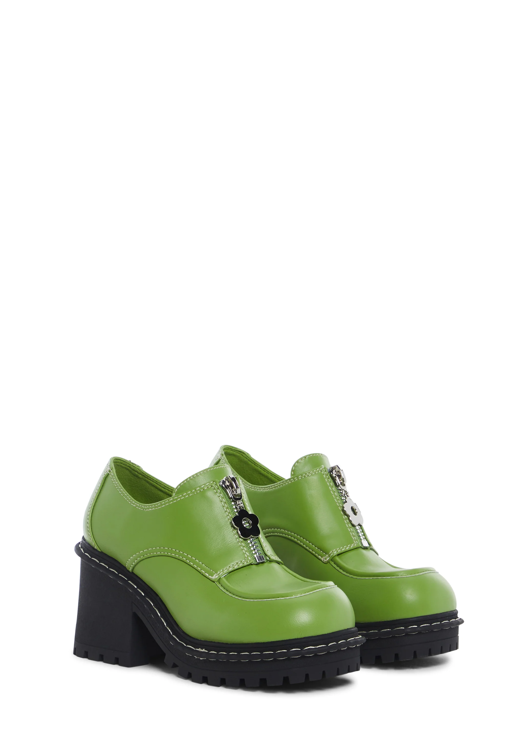 Yearbook Memories Oxford Loafers - Green - Image 3