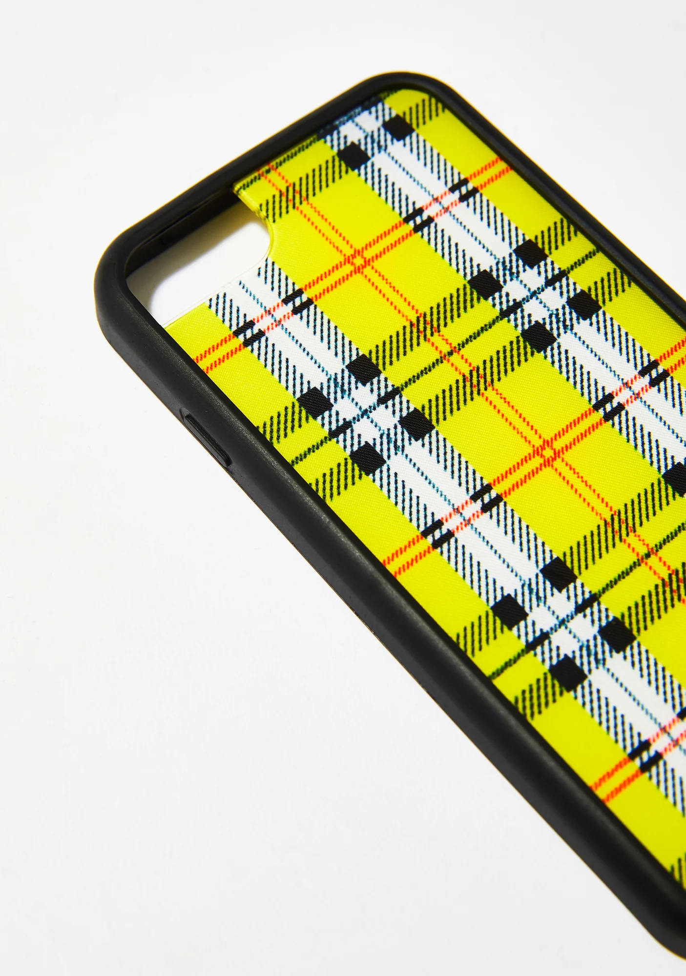 Yellow Plaid IPhone Case - Image 2