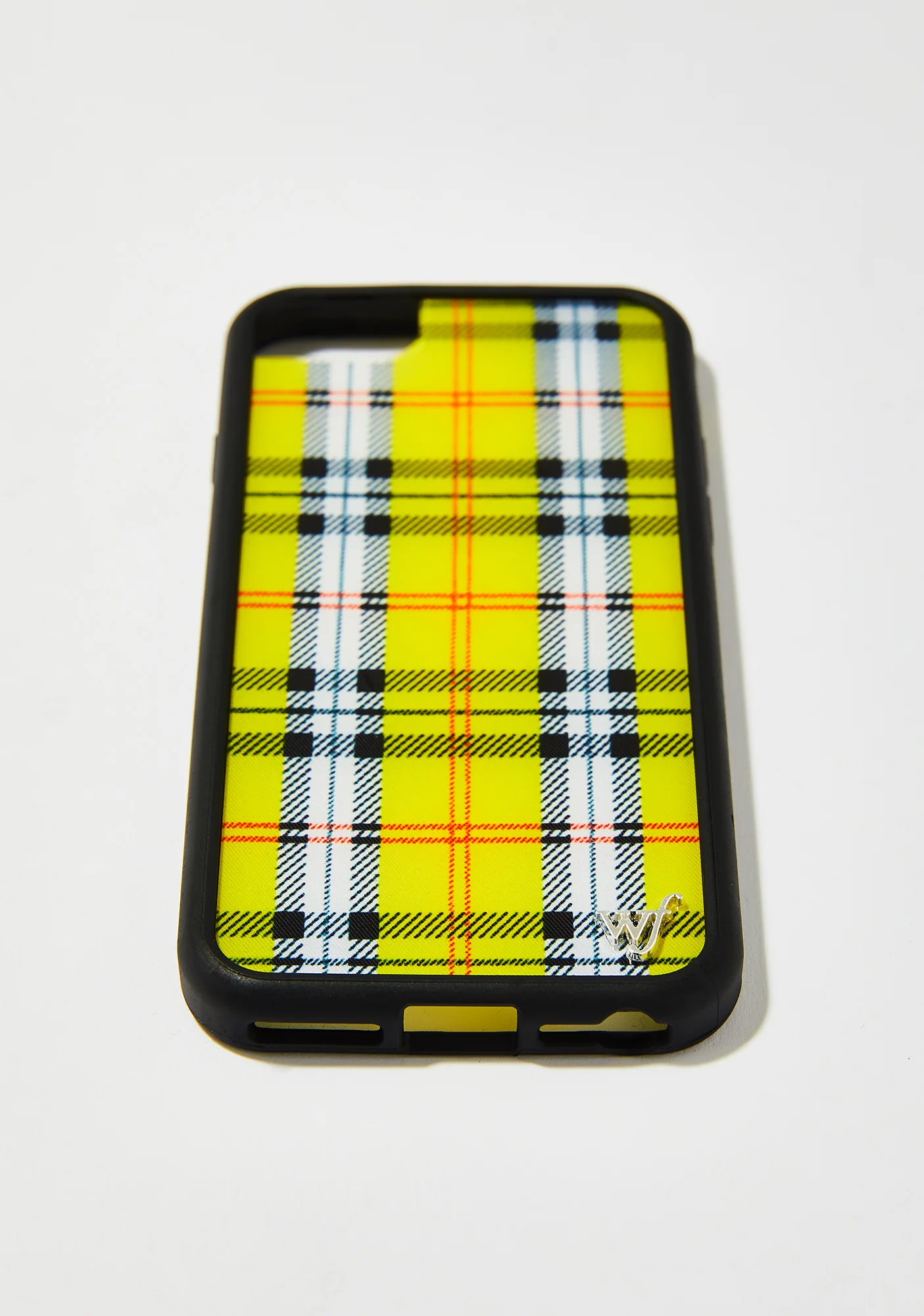 Yellow Plaid IPhone Case - Image 3