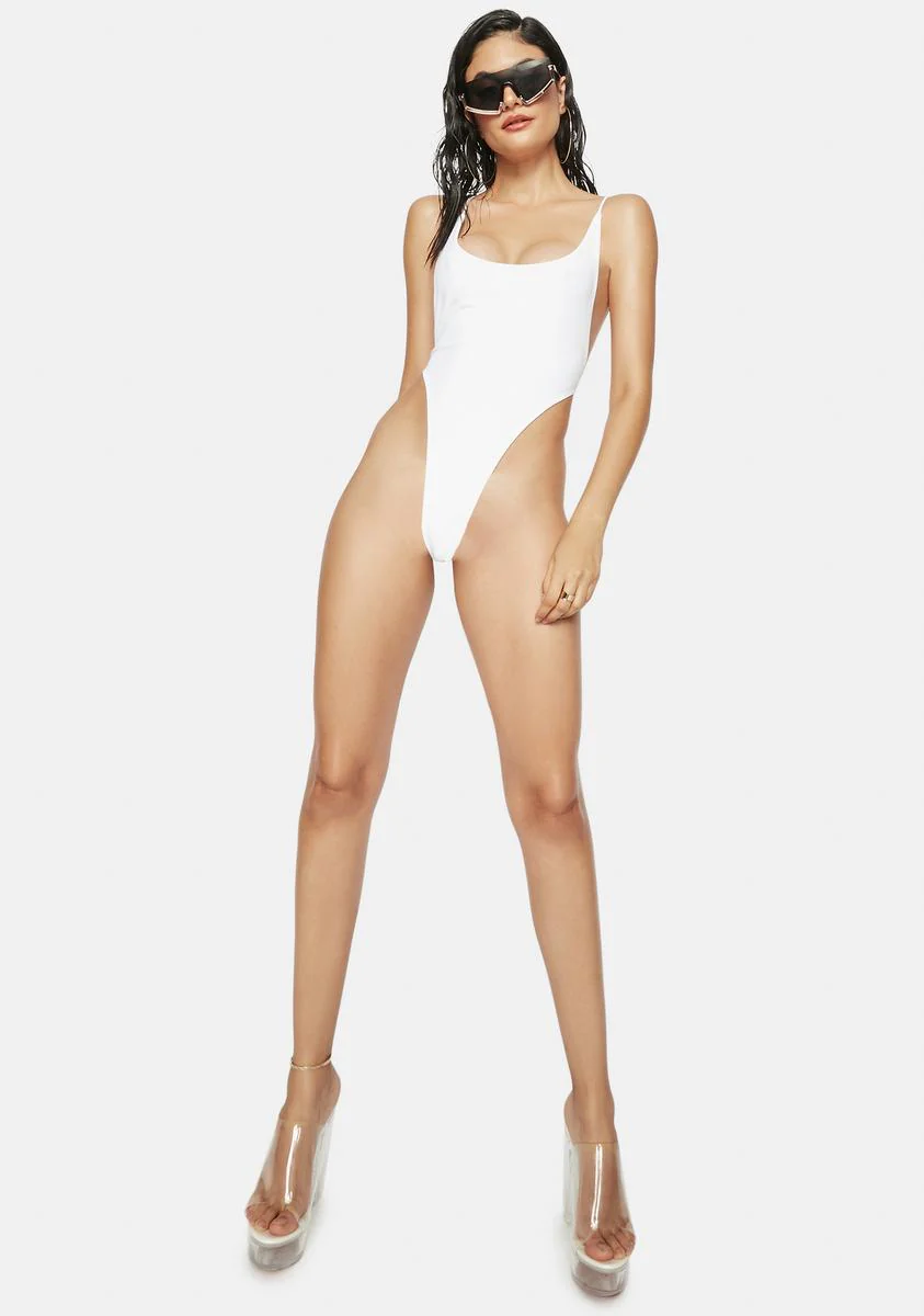 Yoli White One-Piece Swimsuit - Image 3