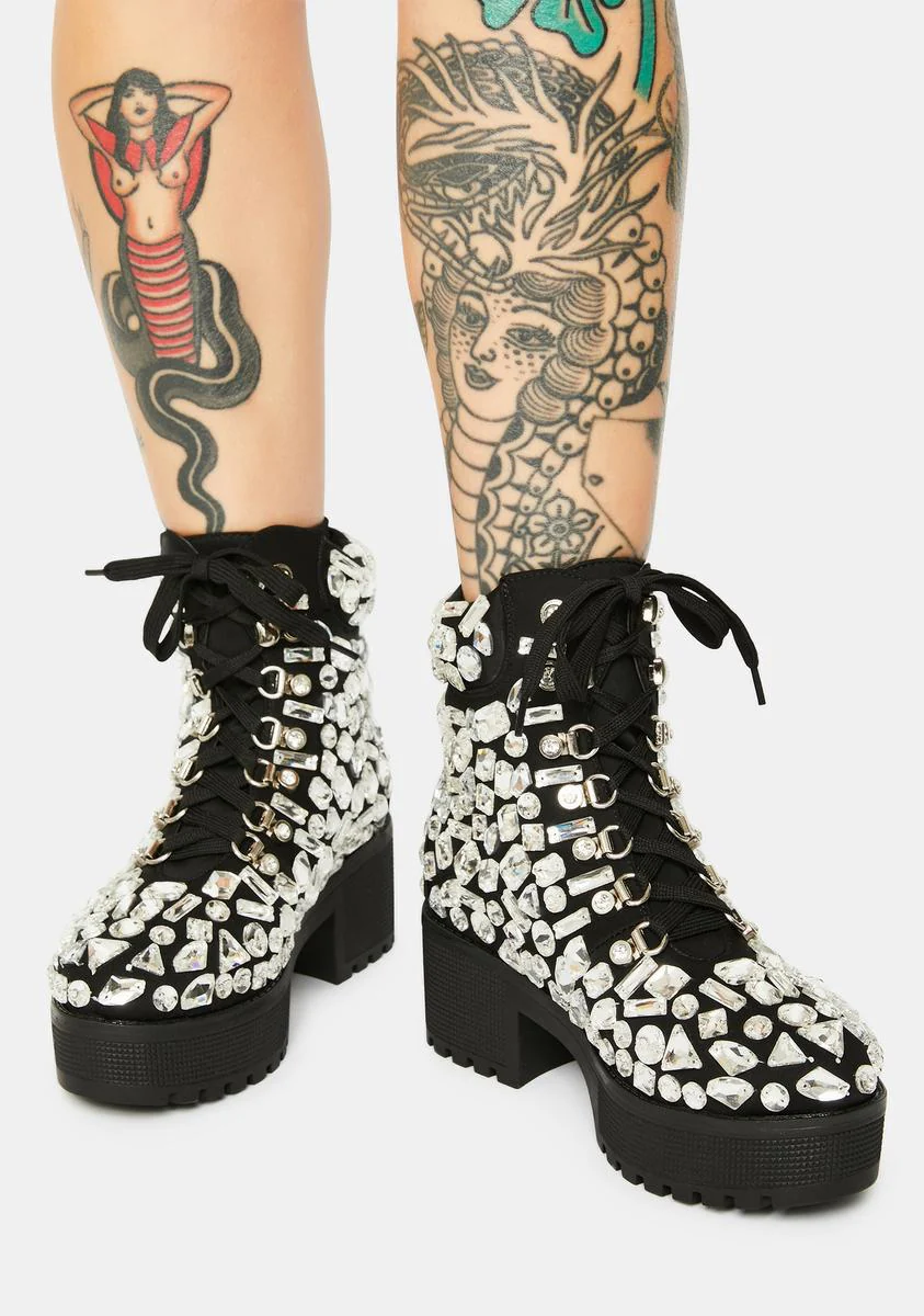 York Rhinestone Boots - Image 3