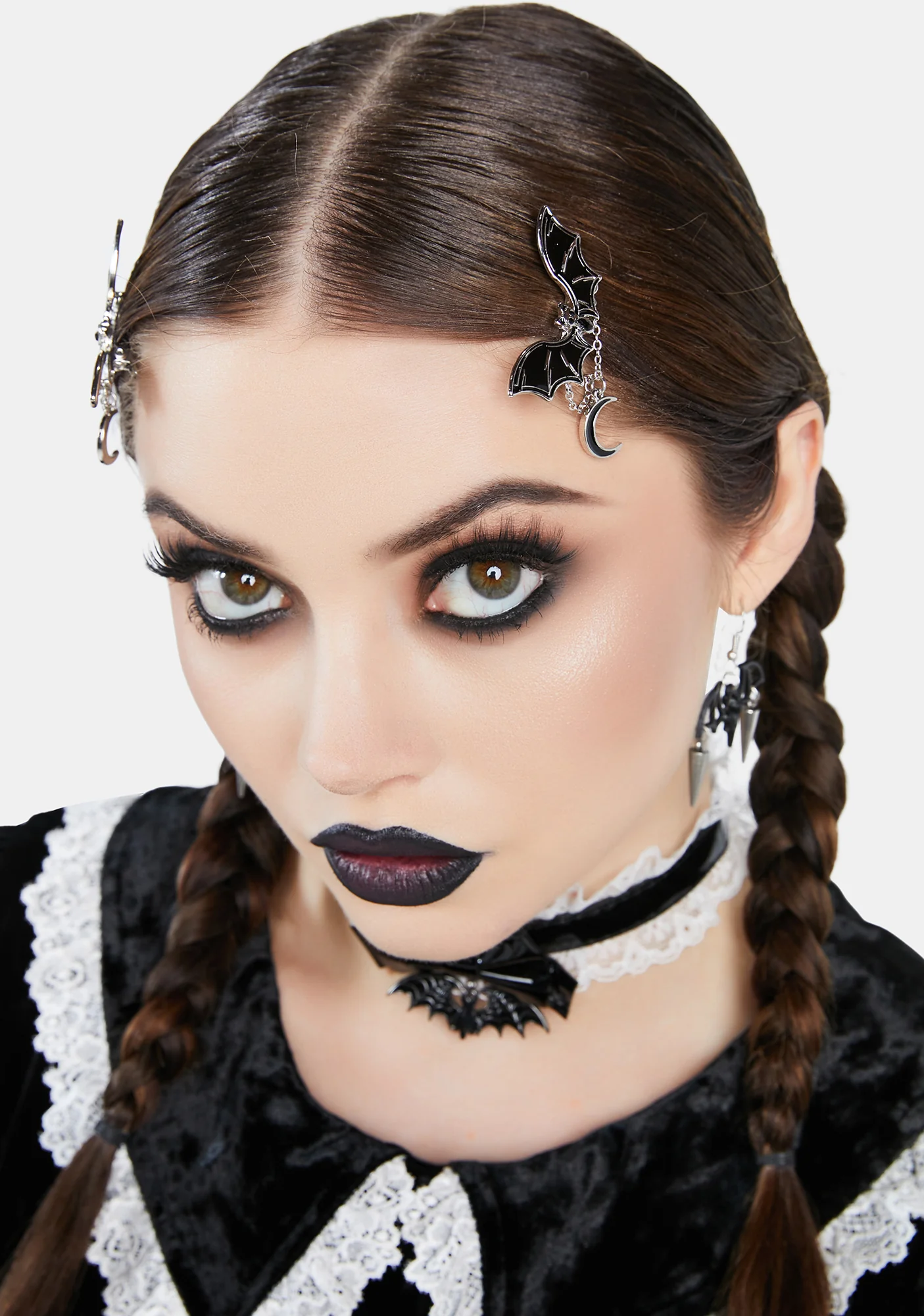 You Little Devil Bat Hair Clips - Image 3