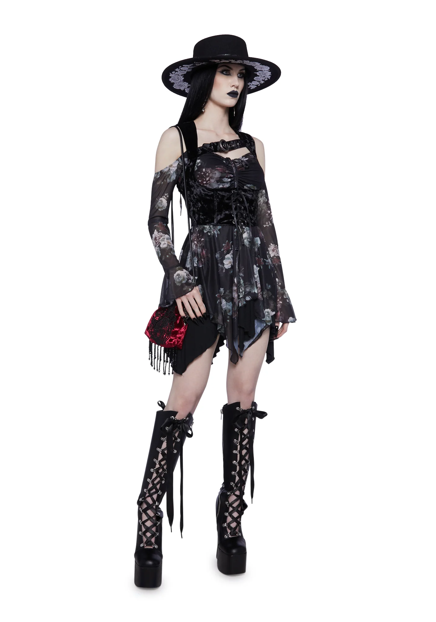 You Must Believe Underbust Corset - Black - Image 2