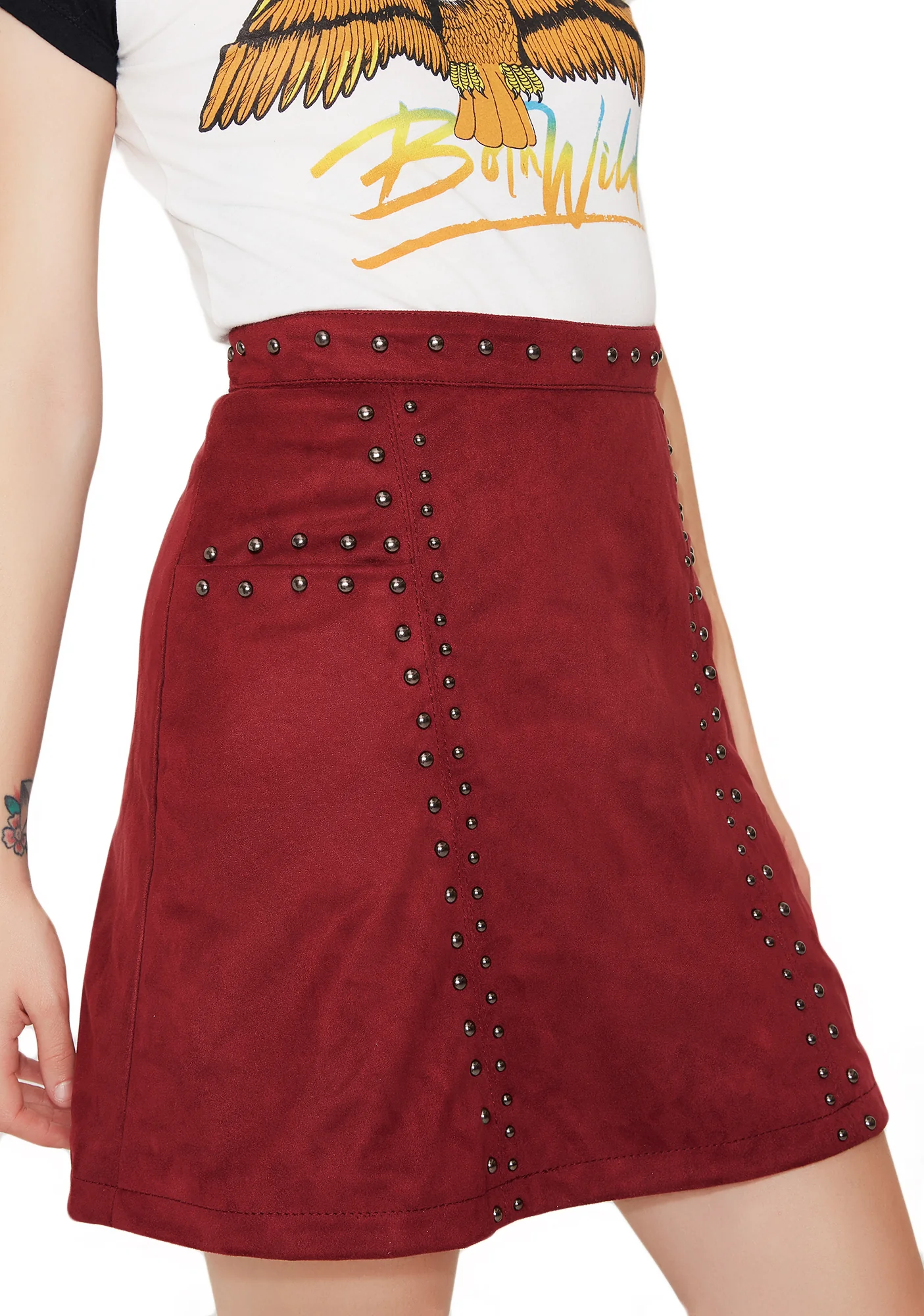 You Wish Studded Mini Skirt - Image 3