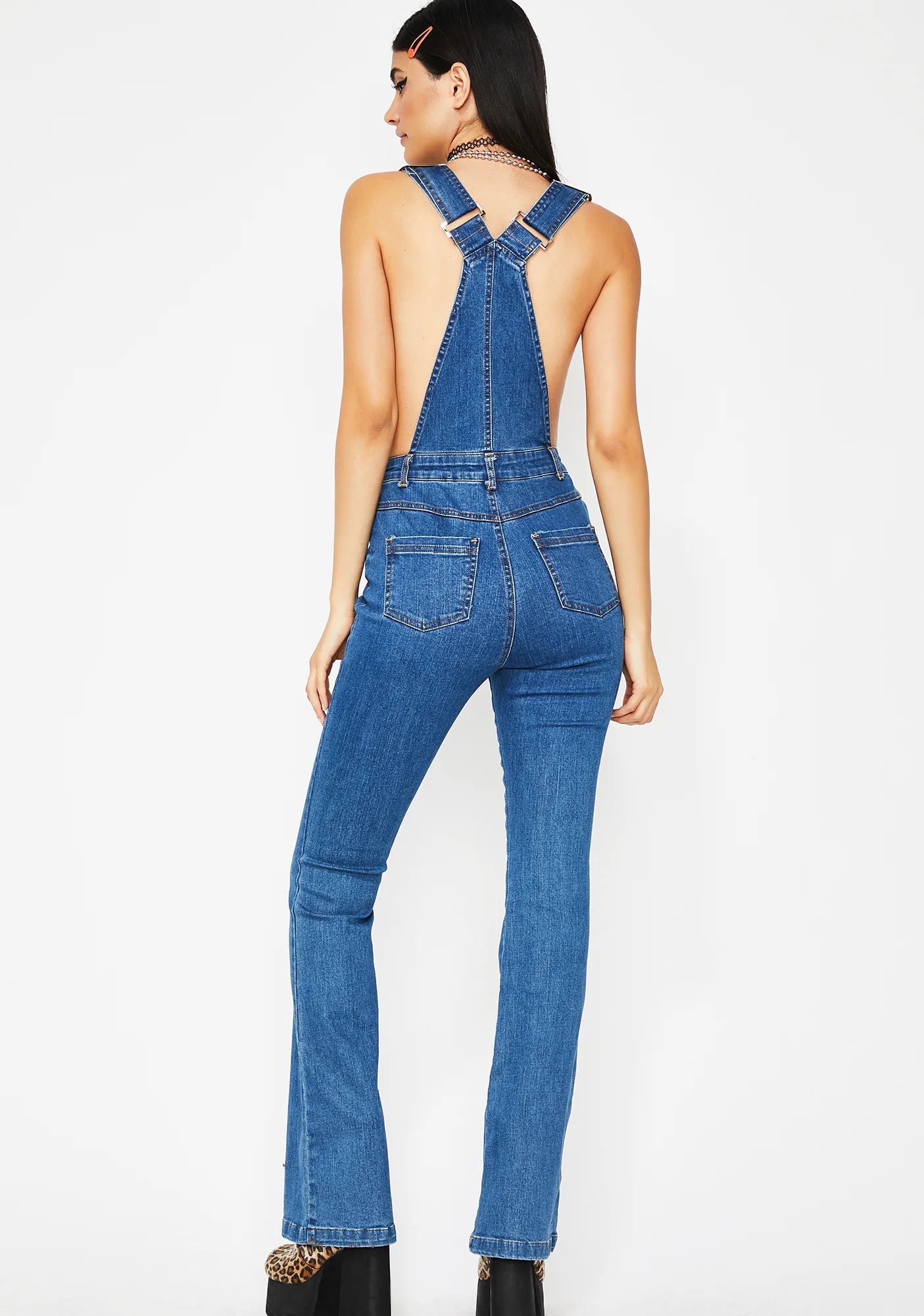Young Luv Denim Overalls - Image 4