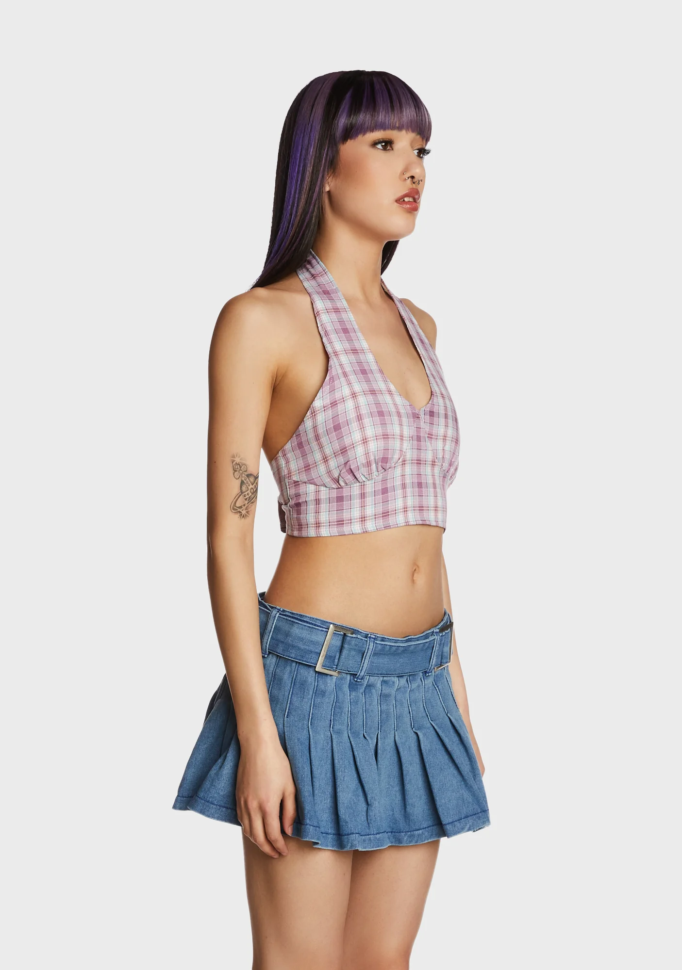 Your Calling Plaid Top - Image 4