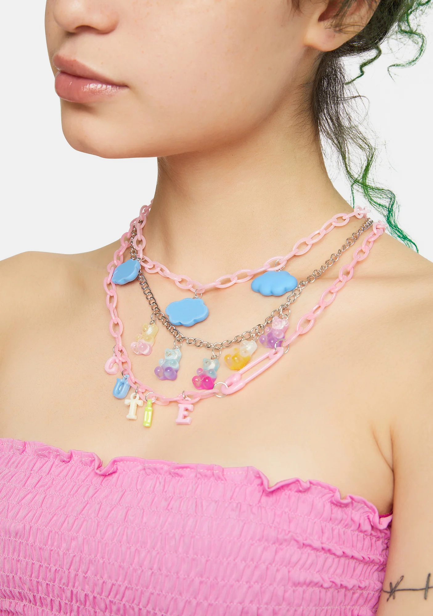 Your Dream Cutie Layered Chain Necklace - Image 4
