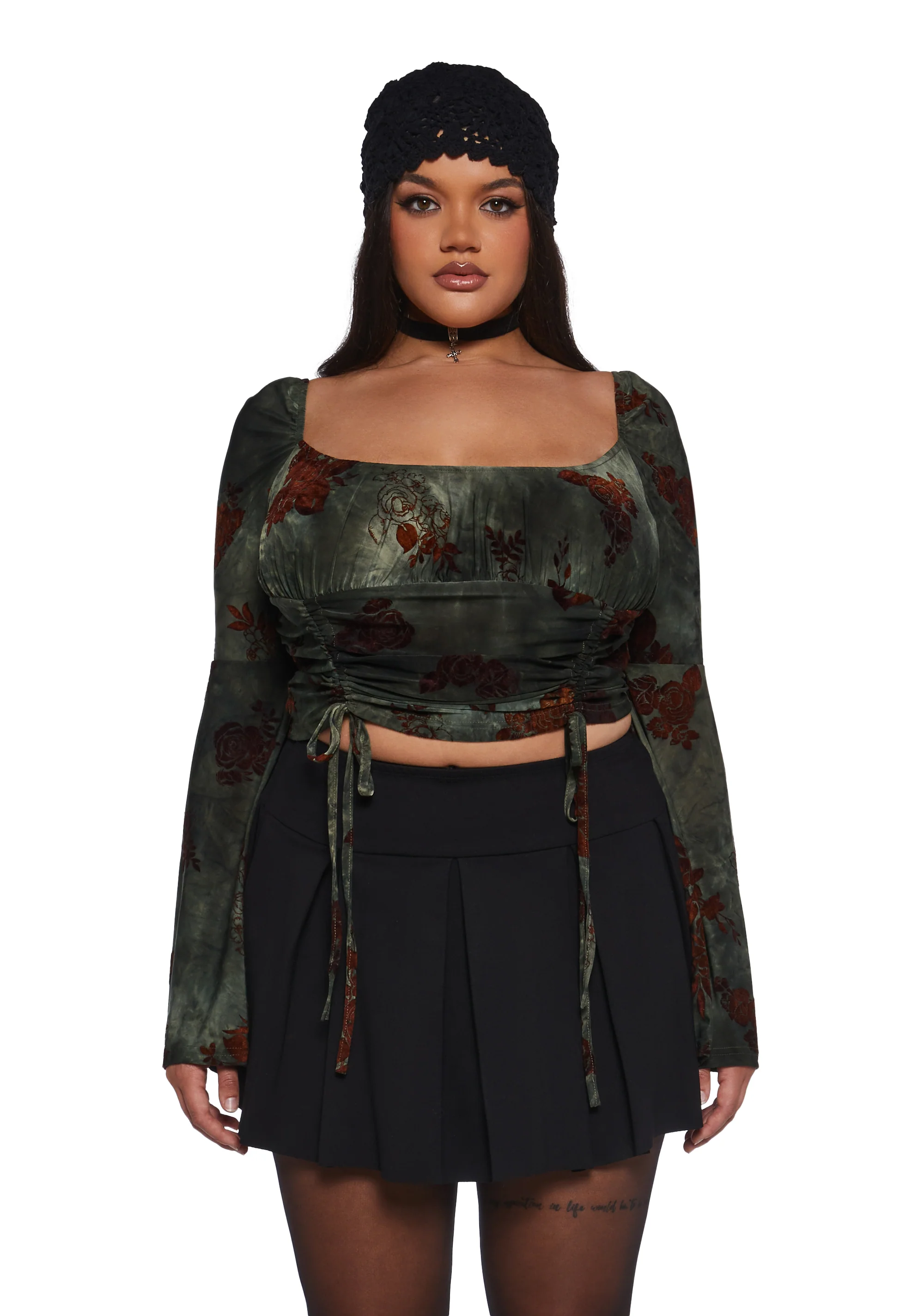 Your Fate Long Sleeve Top - Green - Image 2