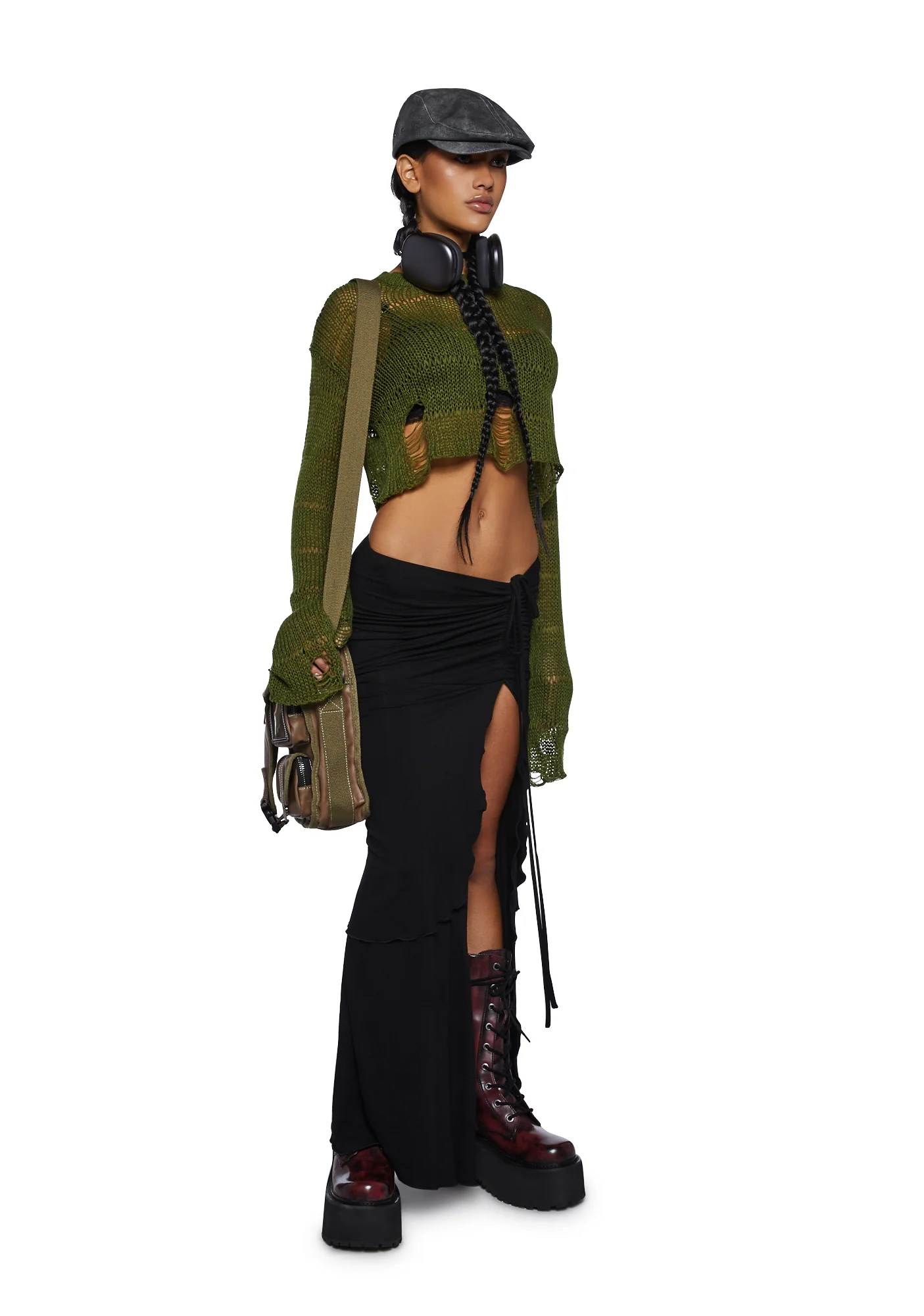 Your Girl Maxi Skirt - Black - Image 2