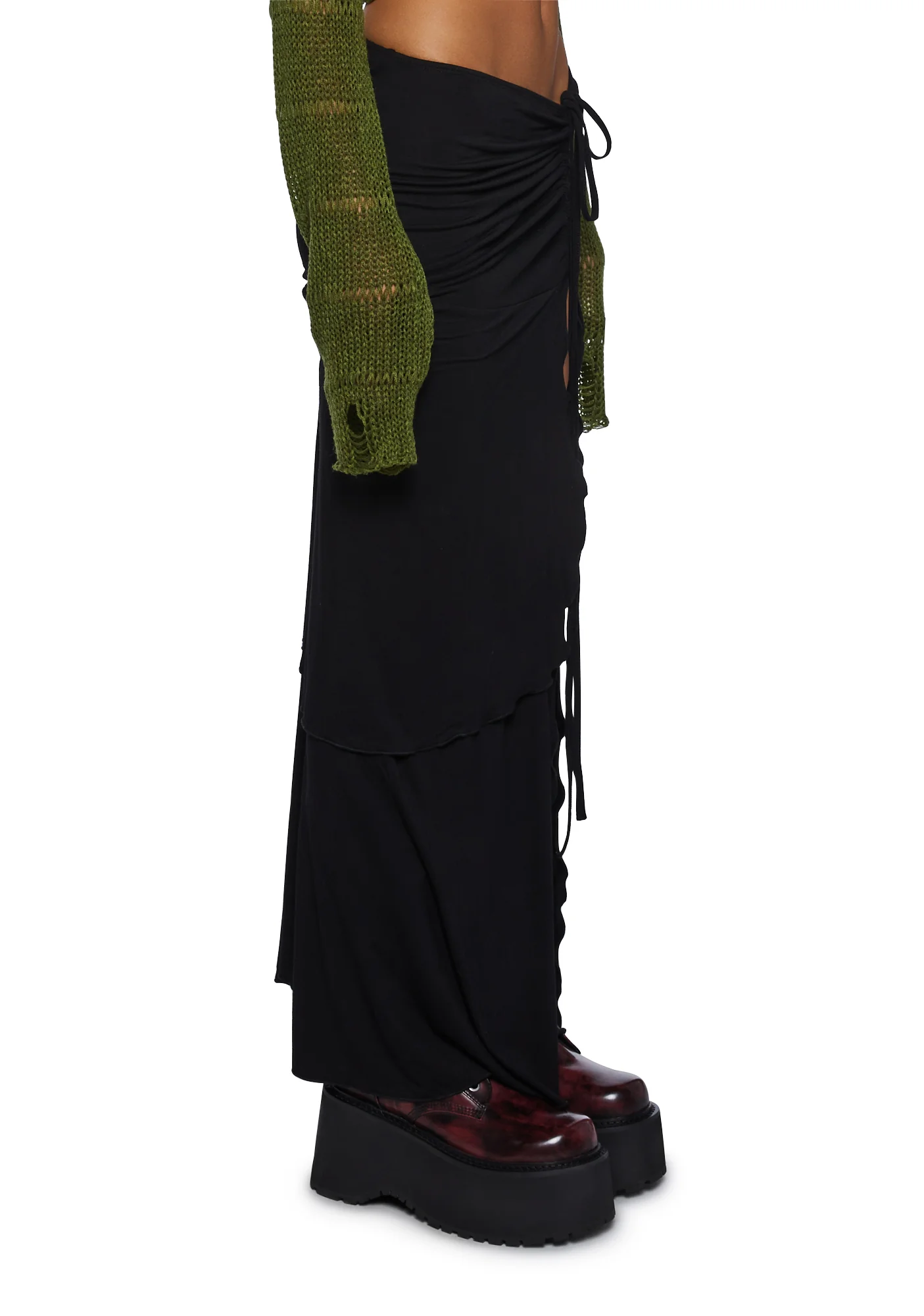 Your Girl Maxi Skirt - Black - Image 3