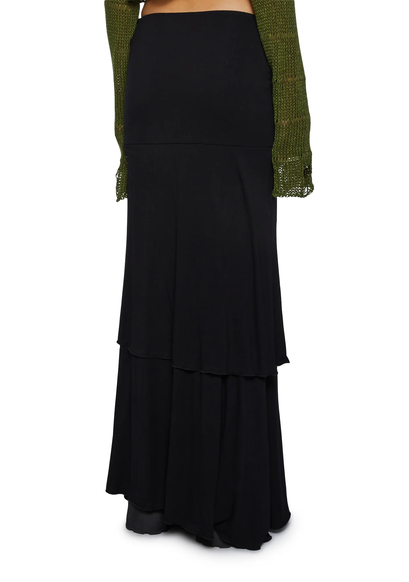 Your Girl Maxi Skirt - Black - Image 4