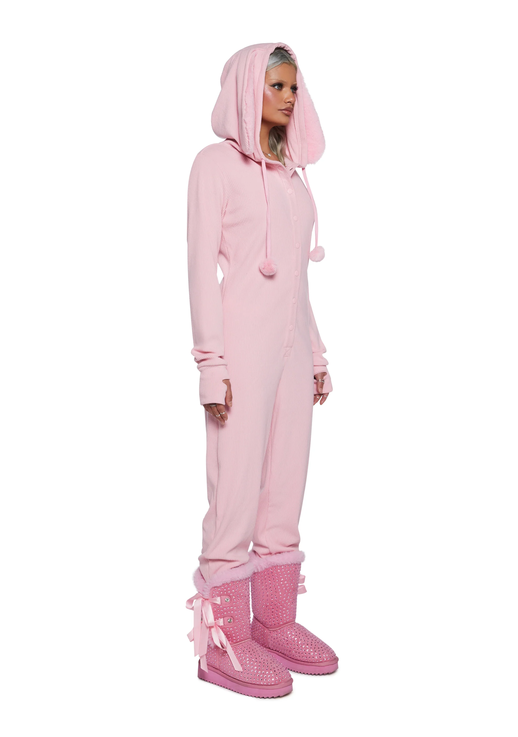 Your Snow Bunny Hooded Jumpsuit - Image 3