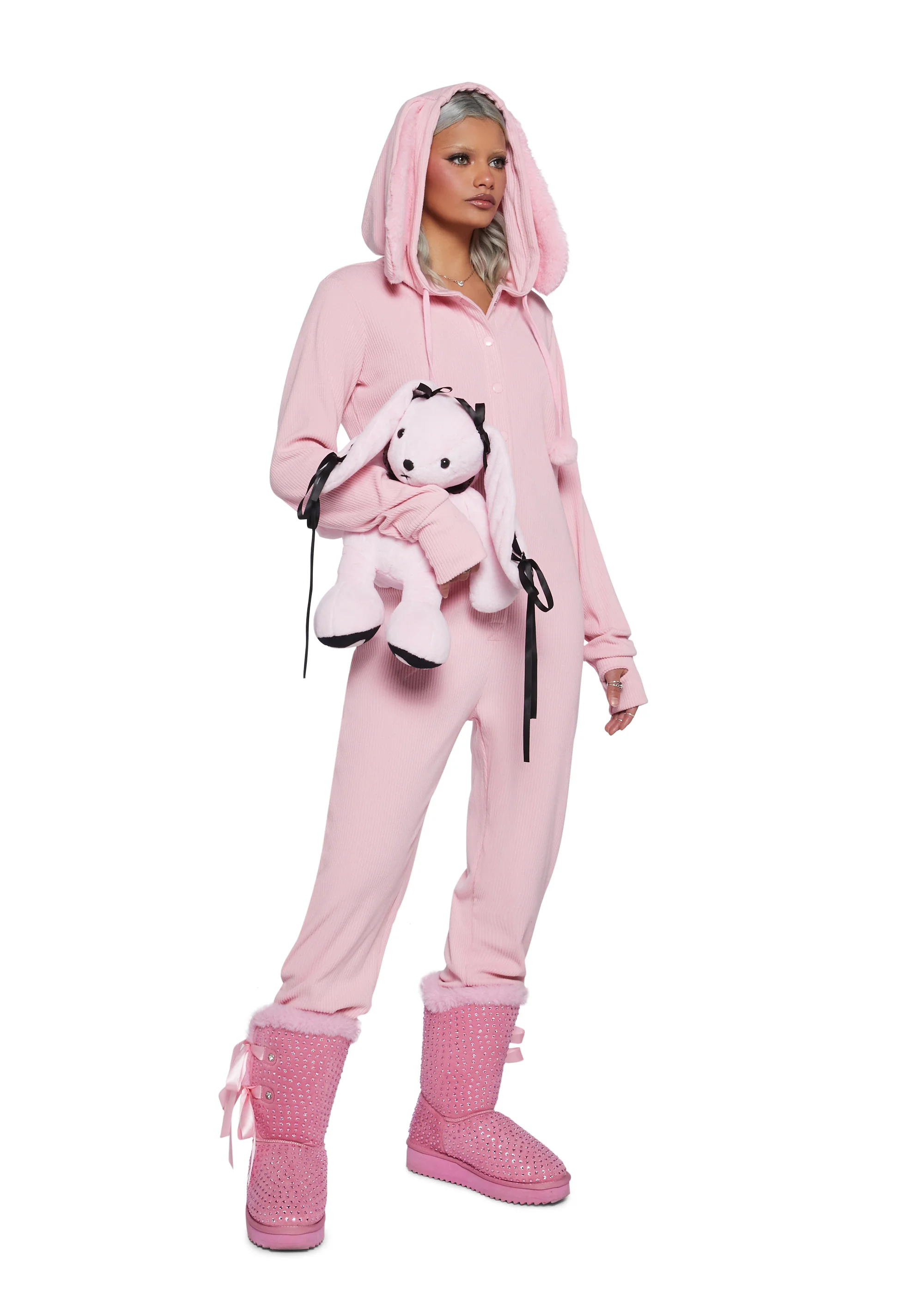 Your Snow Bunny Hooded Jumpsuit - Image 5
