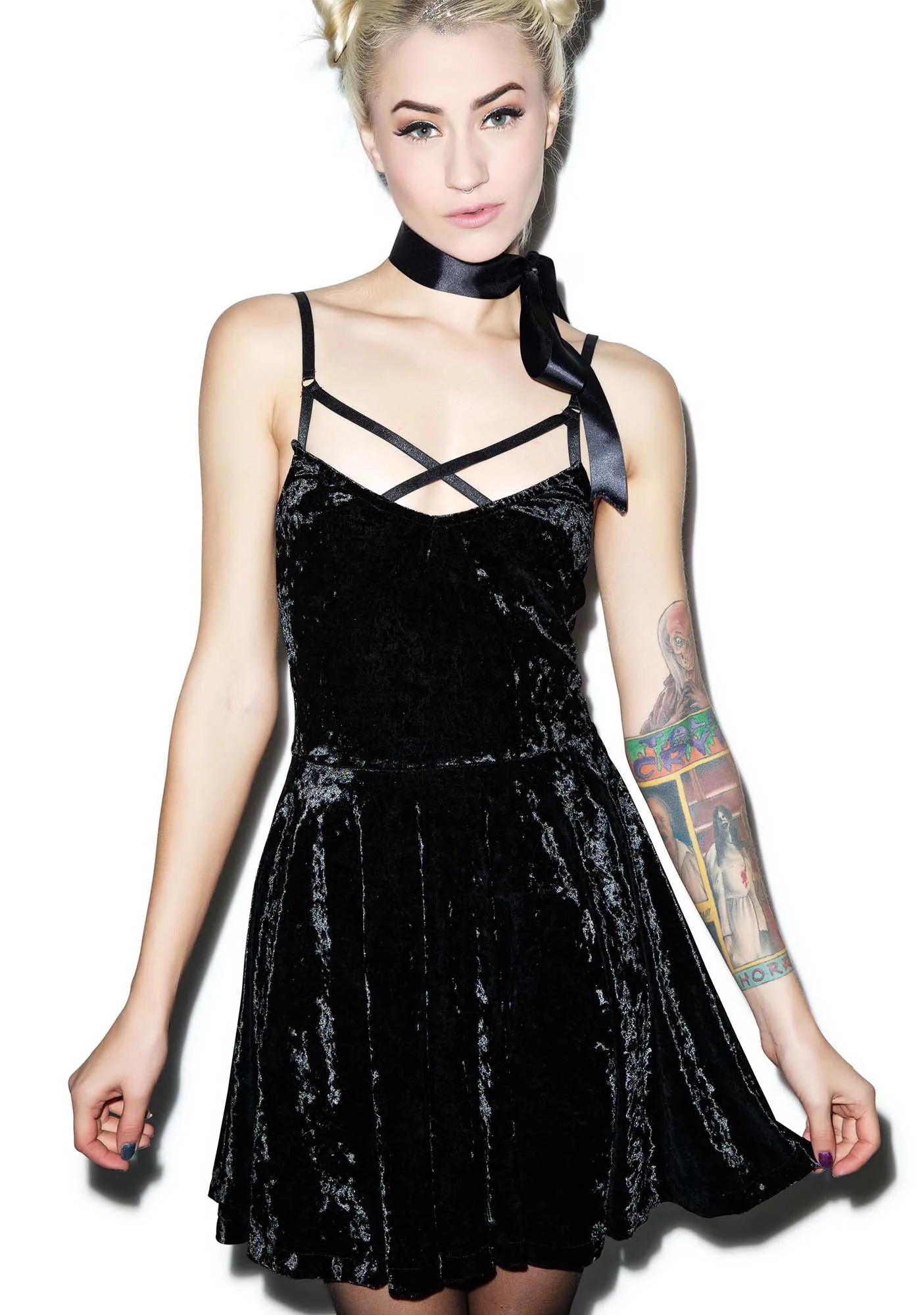 Your Velvet Crush Dress - Pink - Image 14