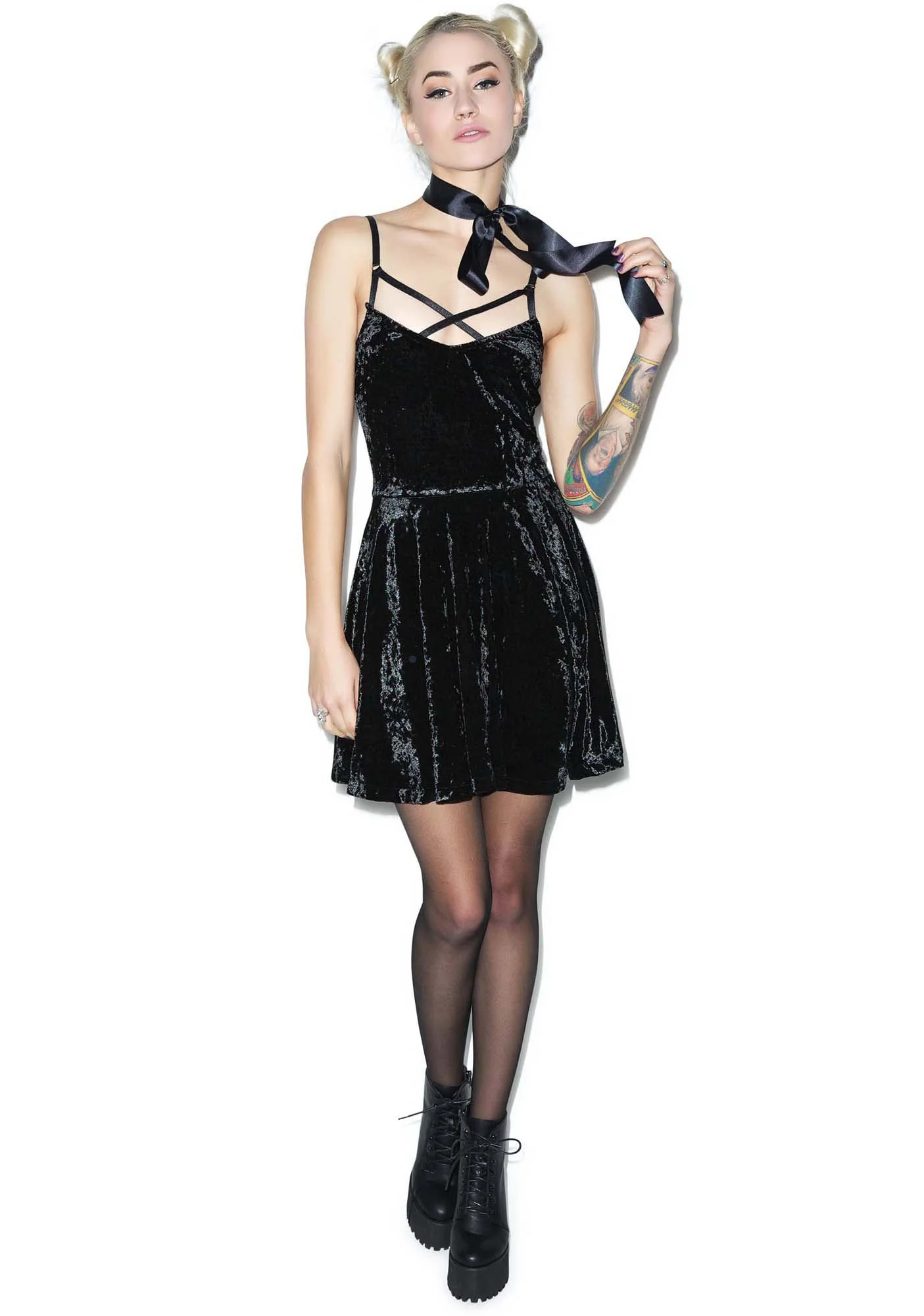 Your Velvet Crush Dress - Pink - Image 15