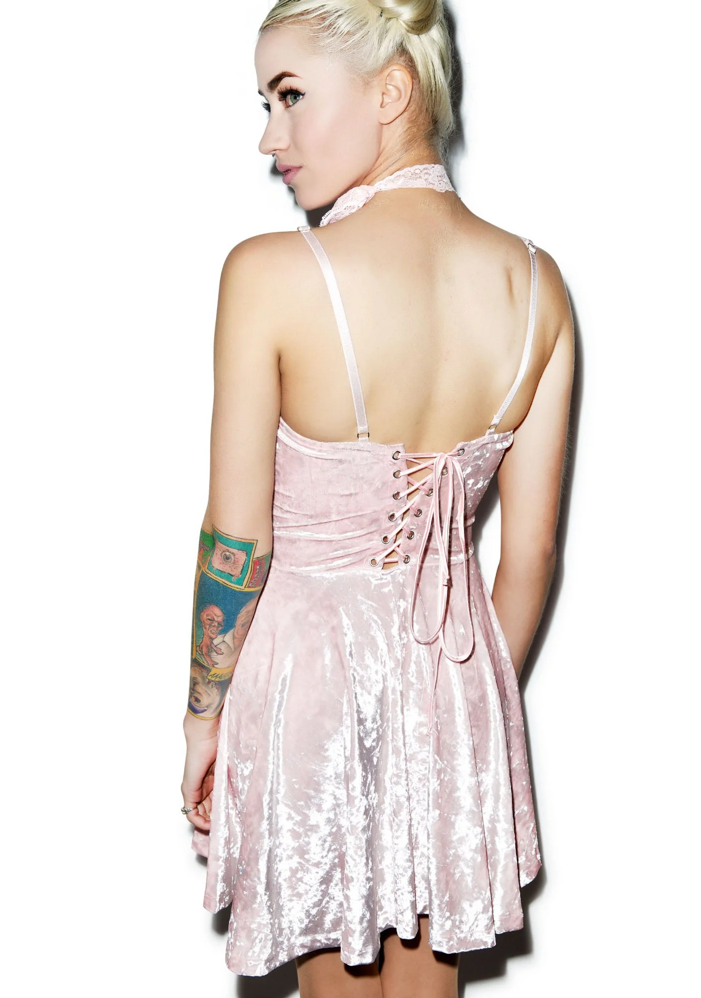Your Velvet Crush Dress - Dark Purple - Image 3