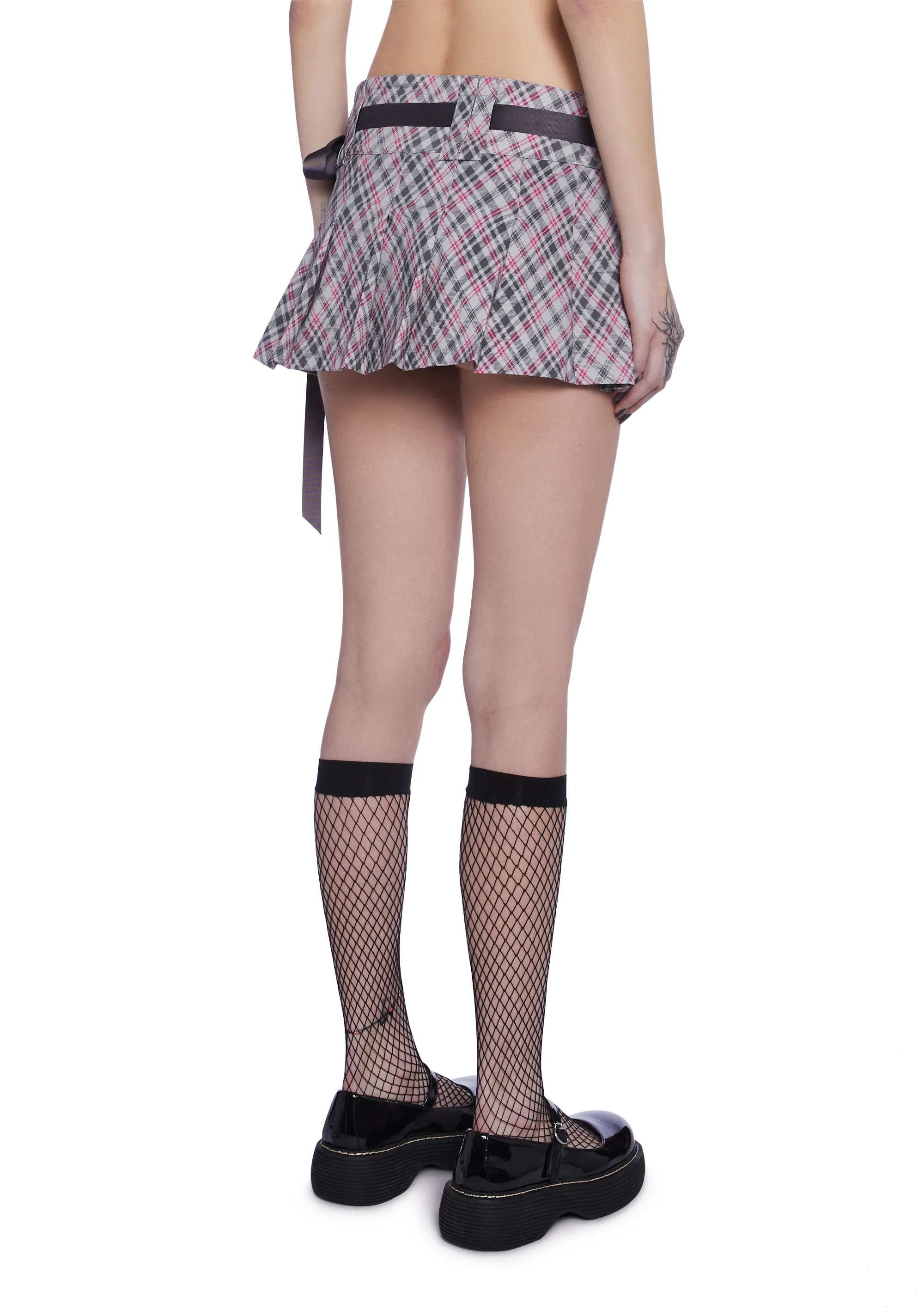 You're Invited Pleated Mini Skirt - Pink - Image 4