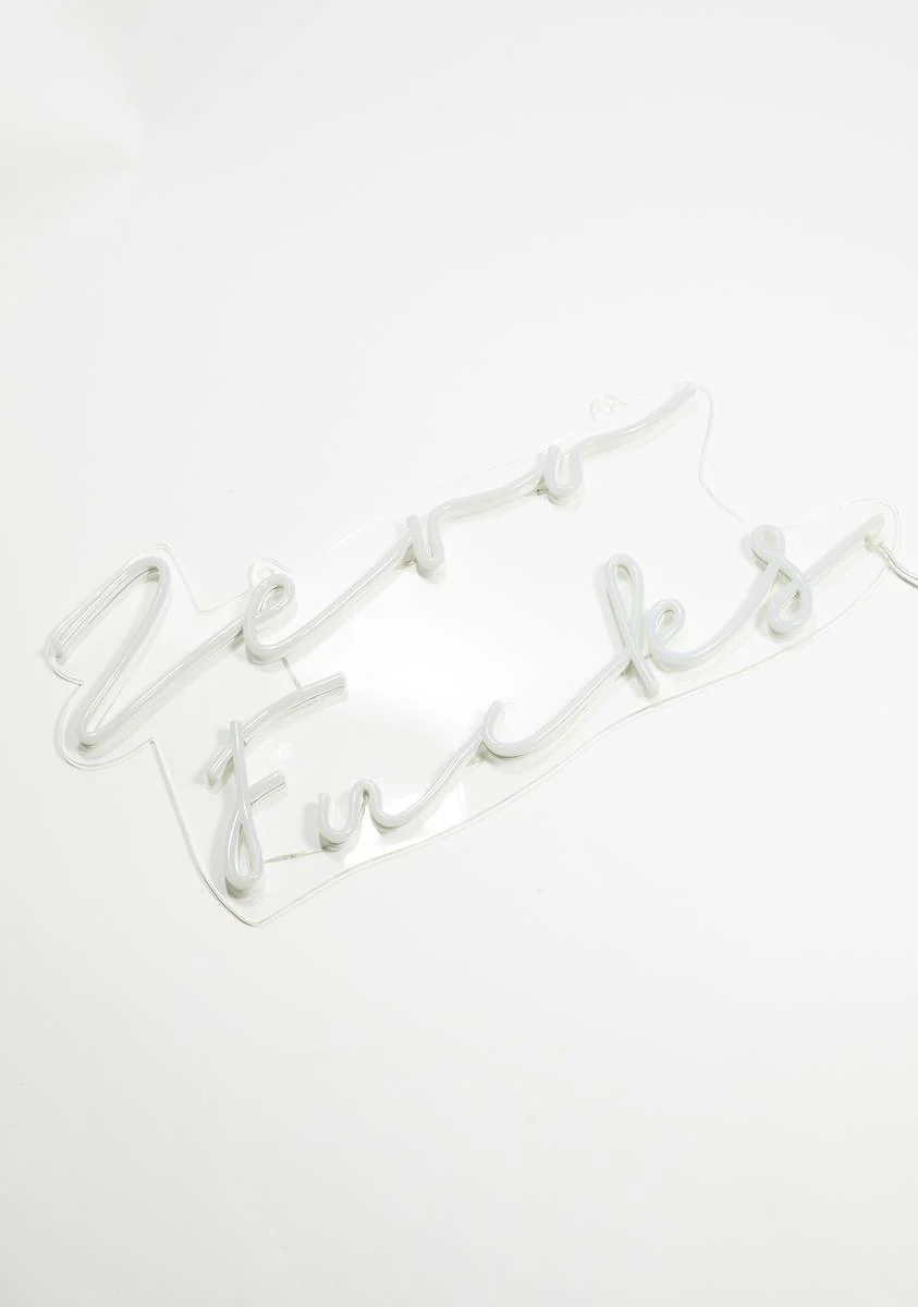 Zero Fucks Wall Neon Light - Image 2