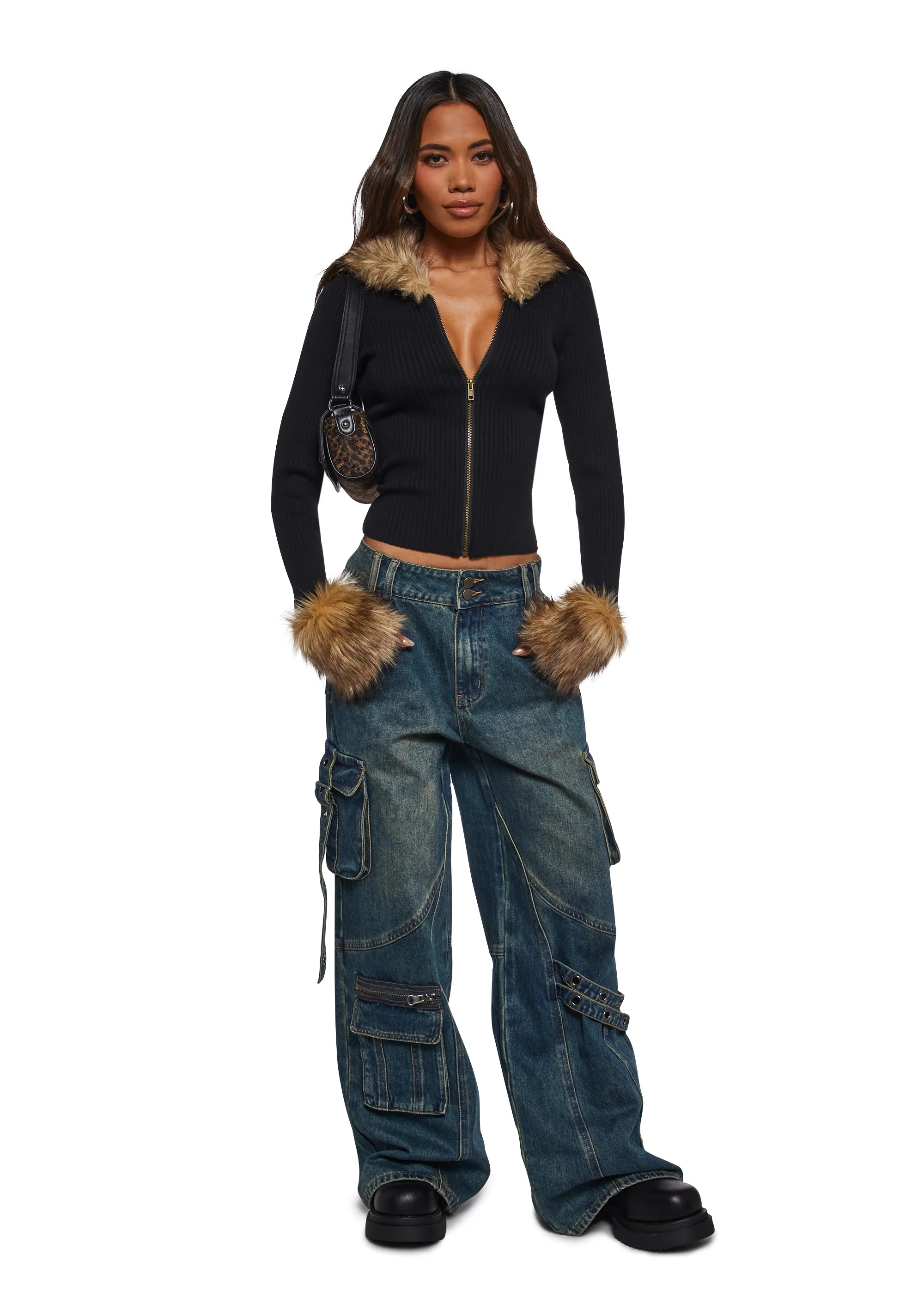 Chilly Mood Knit Ribbed Cardigan - Image 2