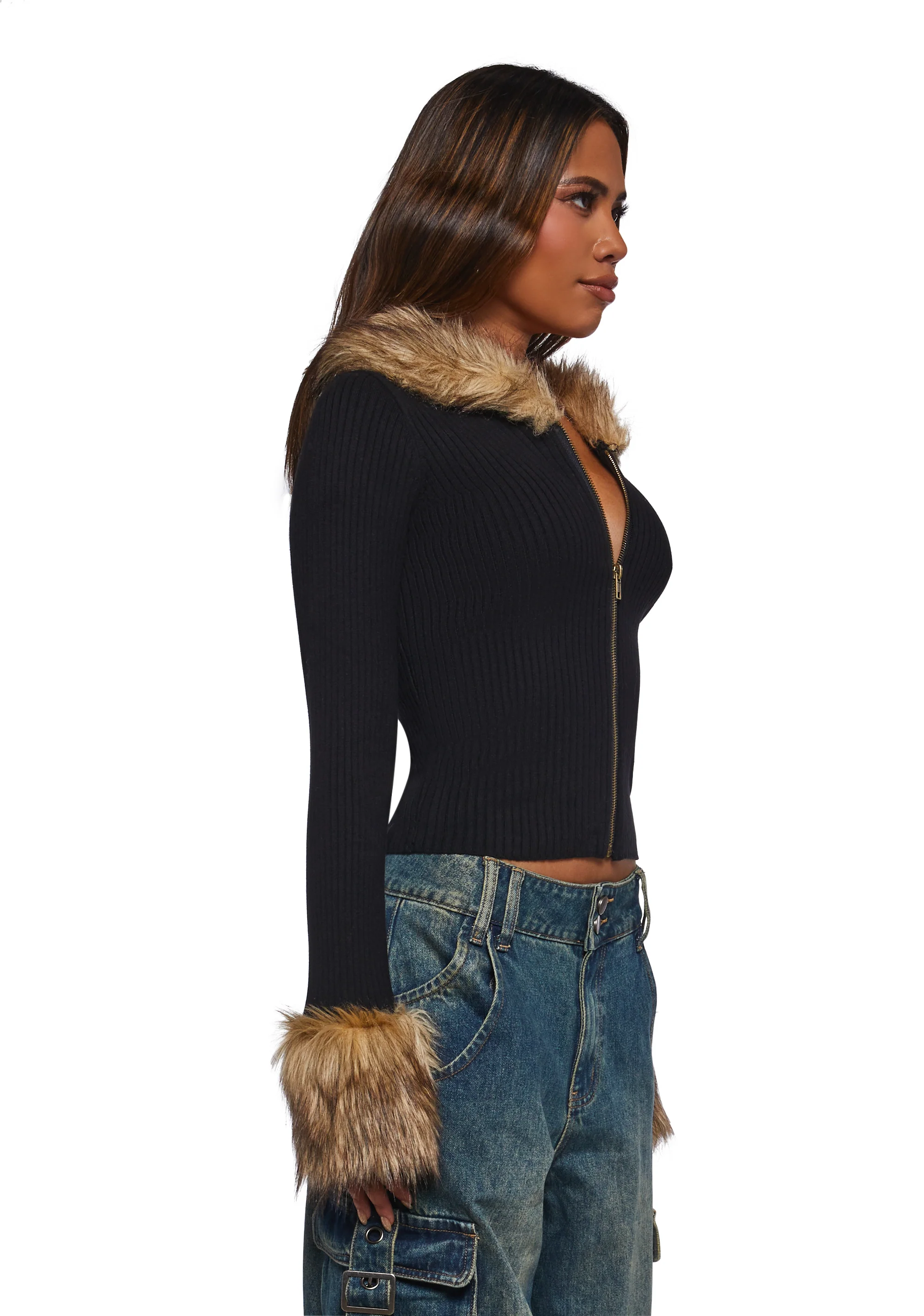 Chilly Mood Knit Ribbed Cardigan - Image 3