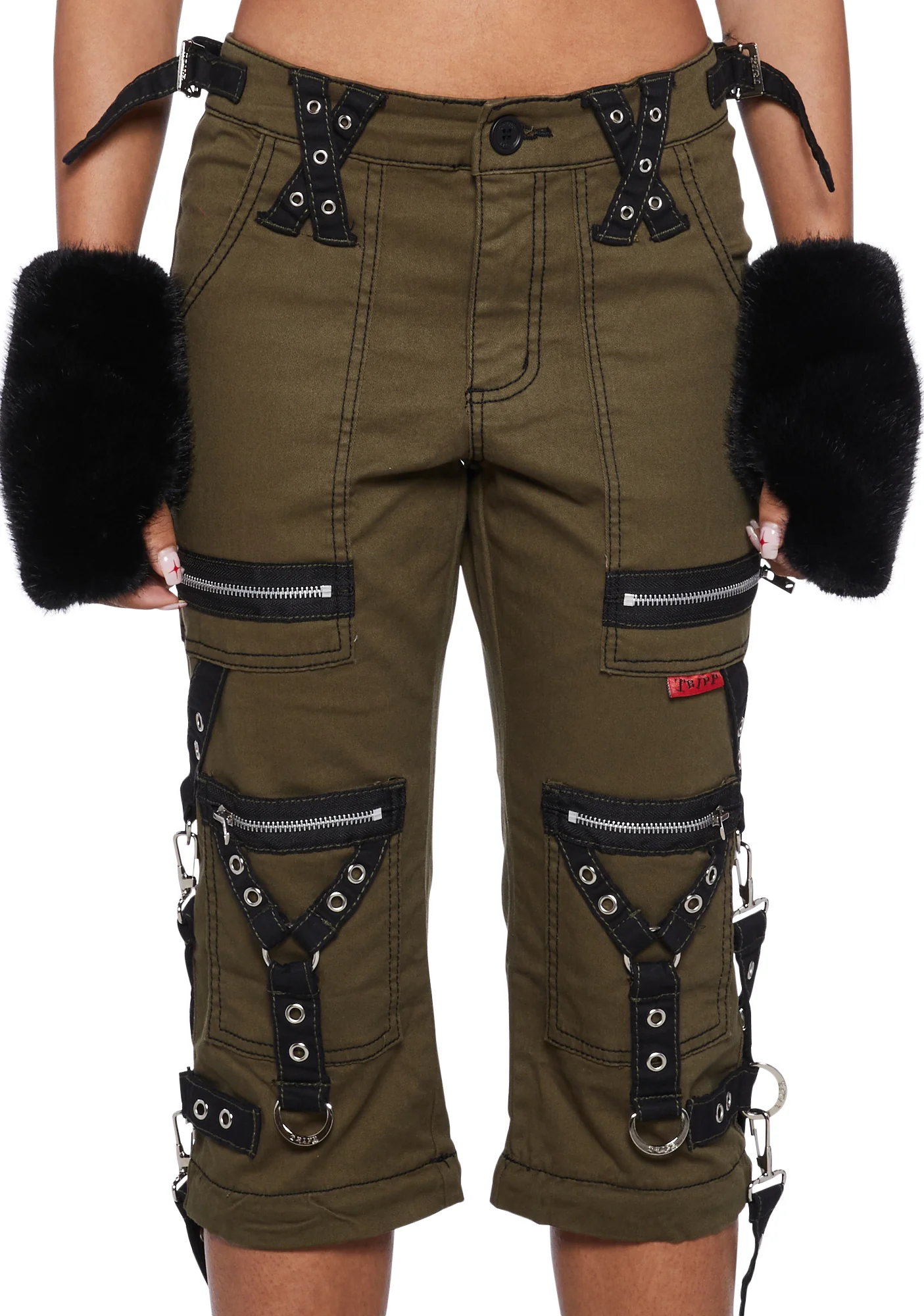 Zip To Zip Pants-Green - Image 5